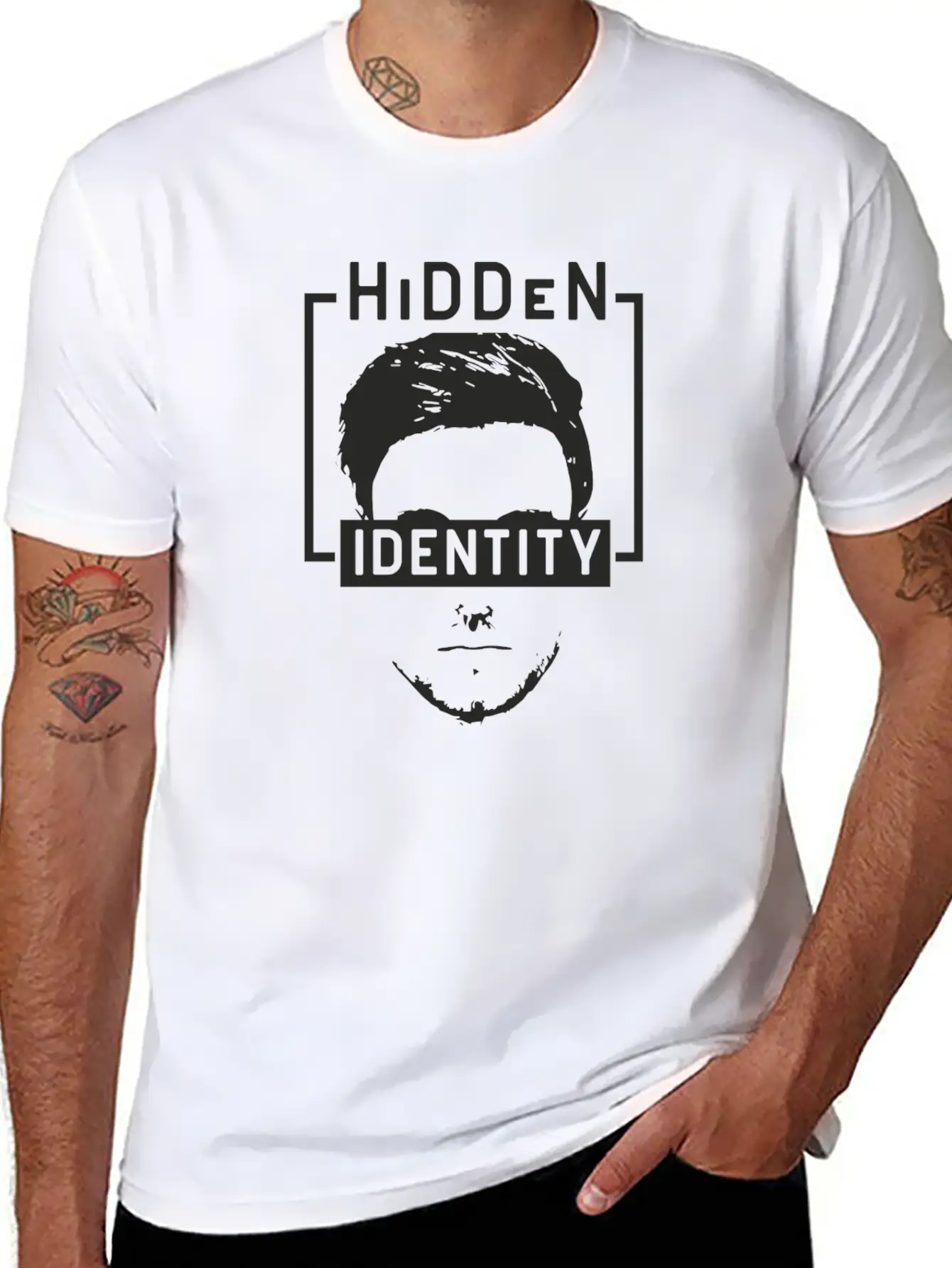 Hidden Identity Unisex Short Sleeve Soft Cotton T-Shirt – Casual Everyday Wear