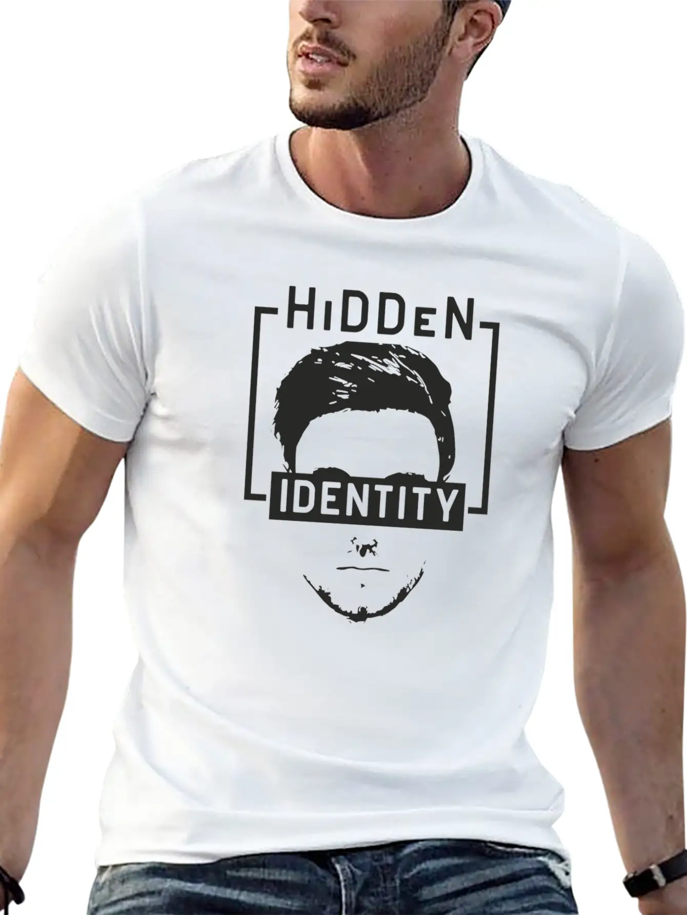 Hidden Identity Unisex Short Sleeve Soft Cotton T-Shirt – Casual Everyday Wear