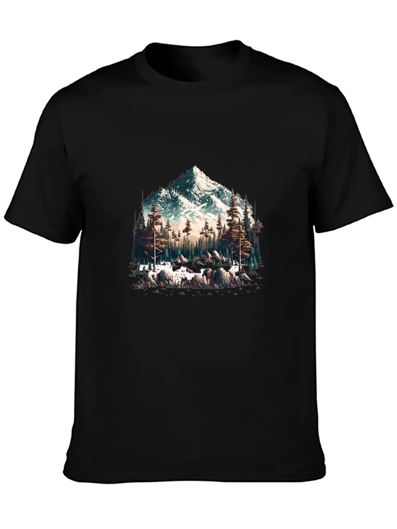 Hidden Nature Basic Graphic T-Shirt – Daily Comfort In Soft Cotton