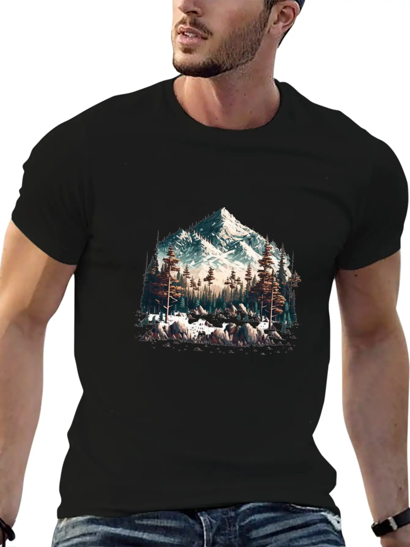 Hidden Nature Basic Graphic T-Shirt – Daily Comfort In Soft Cotton