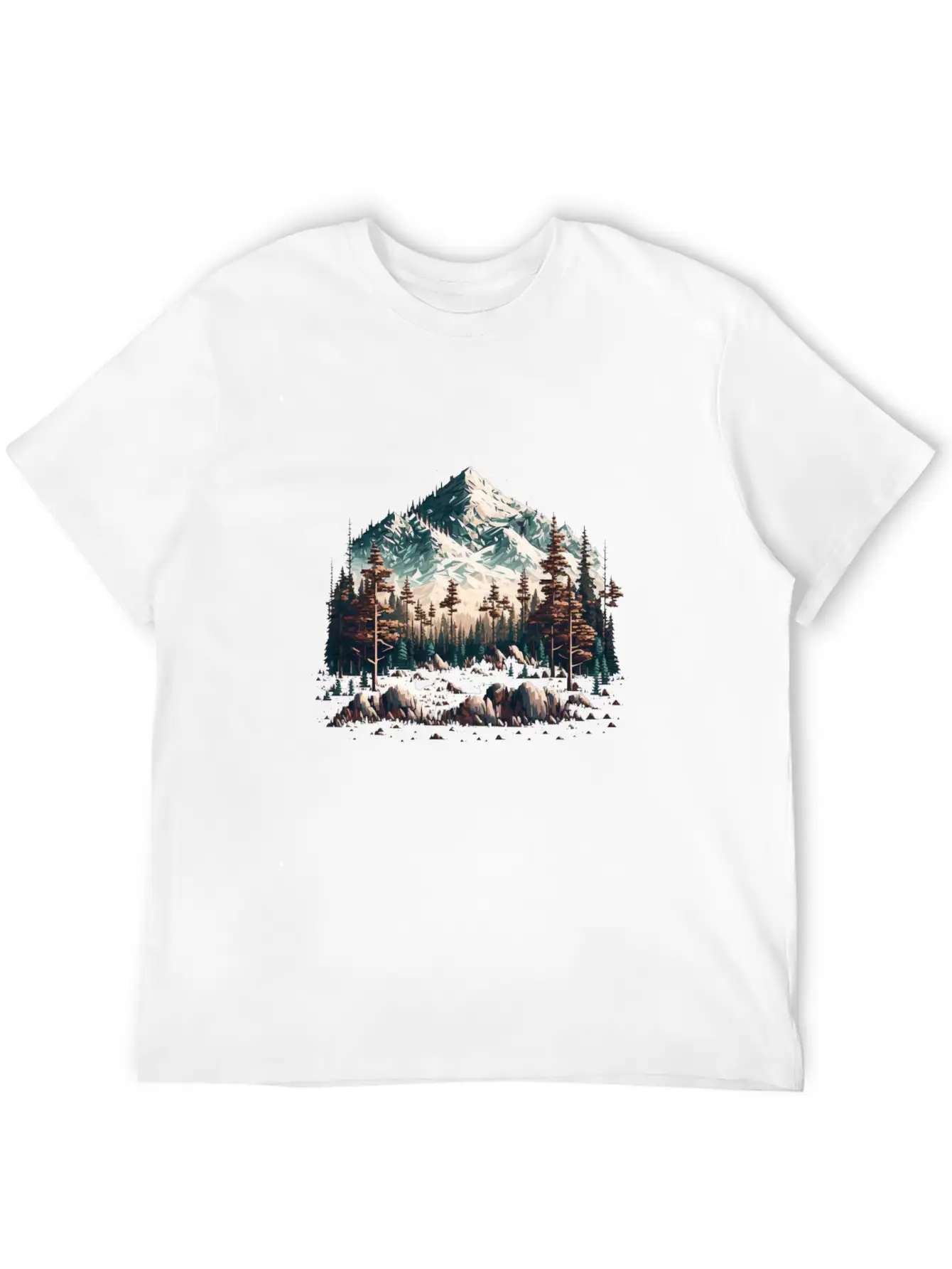 Hidden Nature Basic Graphic T-Shirt – Daily Comfort In Soft Cotton