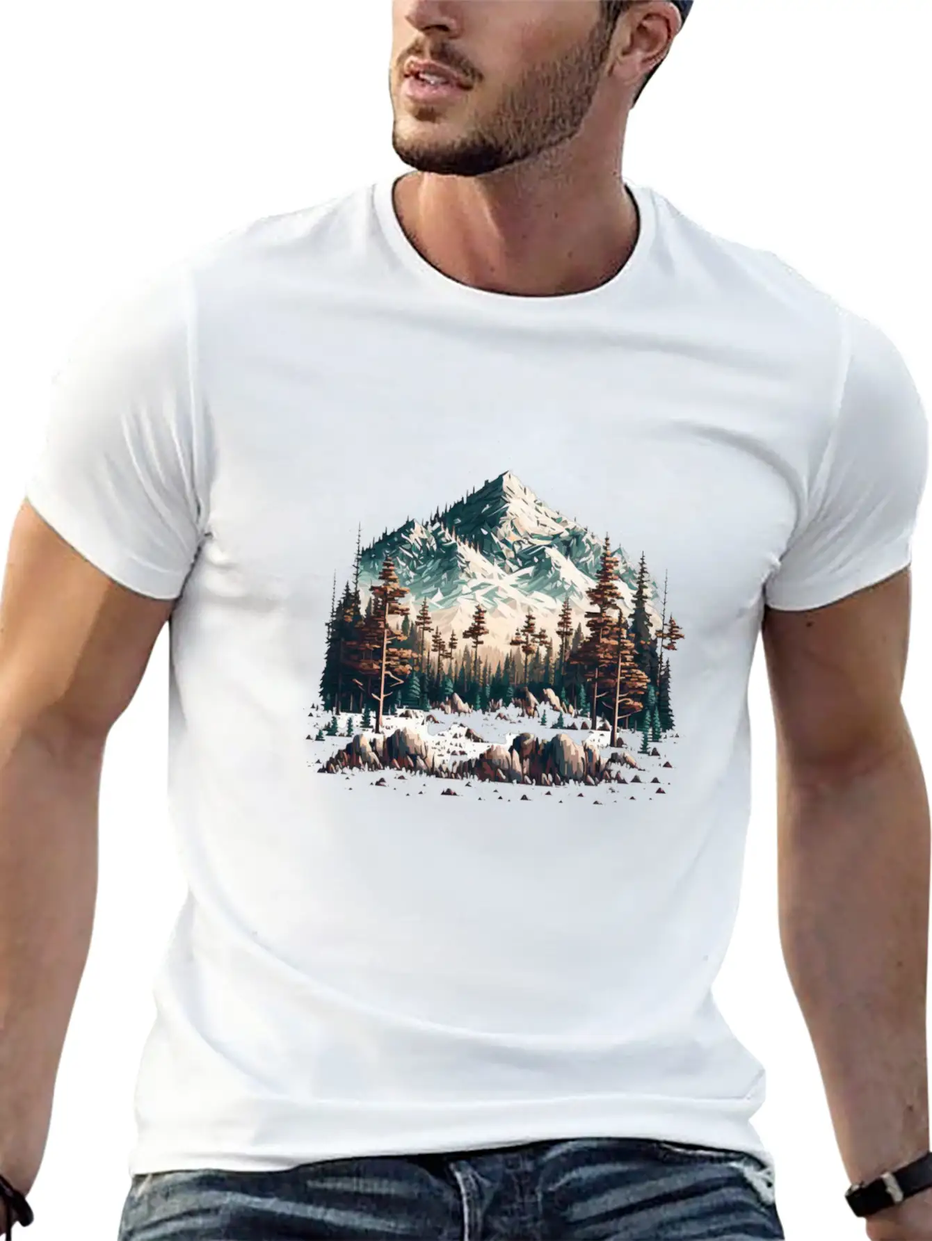 Hidden Nature Basic Graphic T-Shirt – Daily Comfort In Soft Cotton