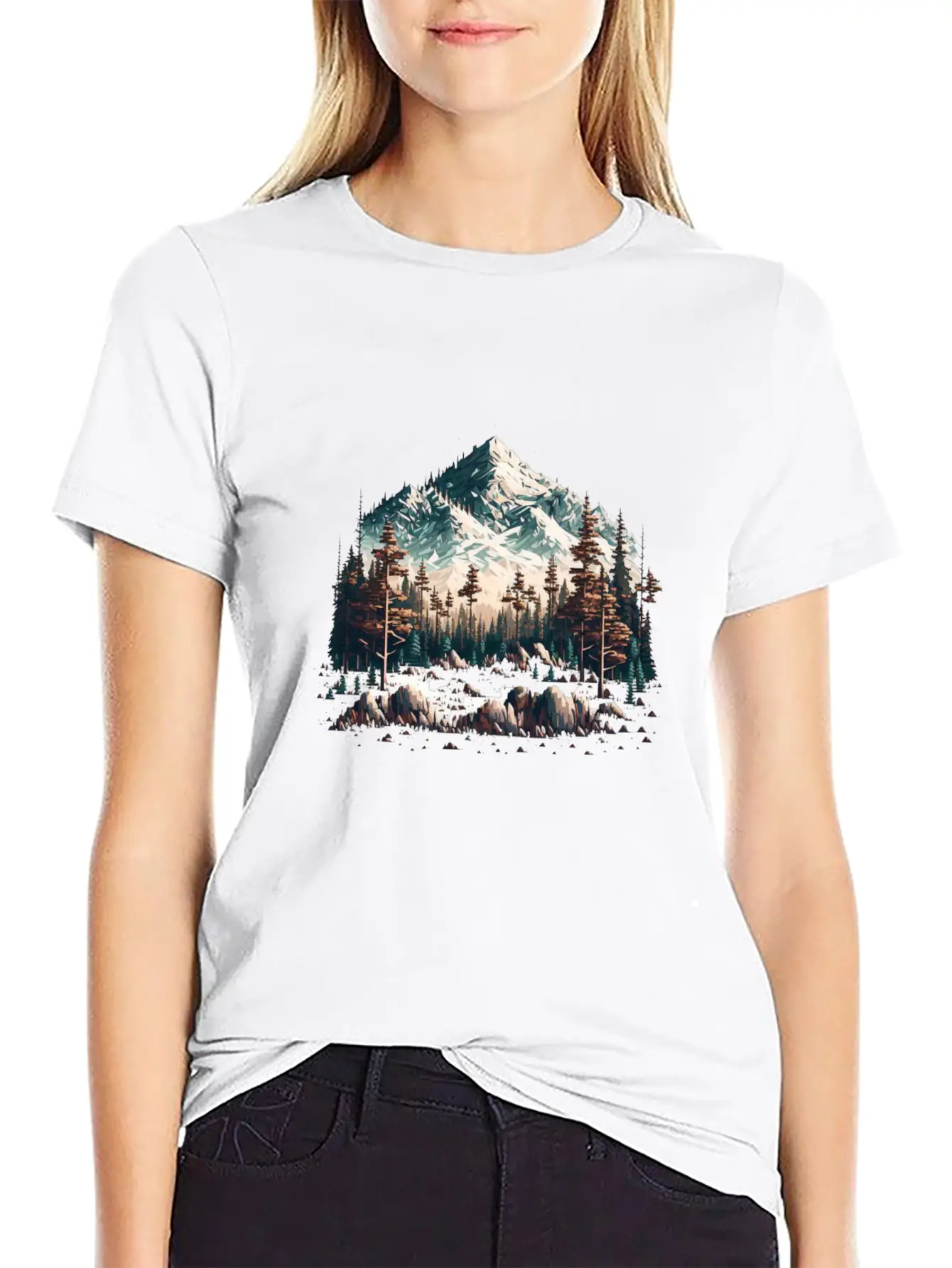 Hidden Nature Basic Graphic T-Shirt – Daily Comfort In Soft Cotton