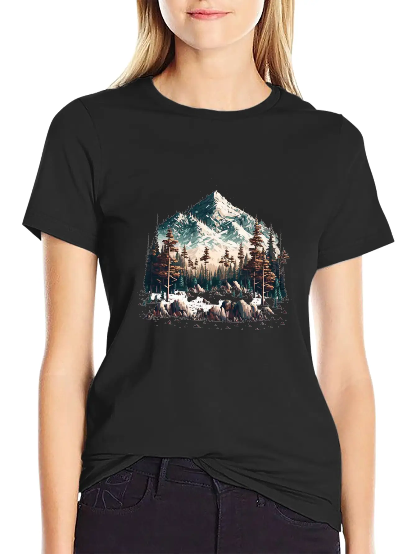Hidden Nature Basic Graphic T-Shirt – Daily Comfort In Soft Cotton