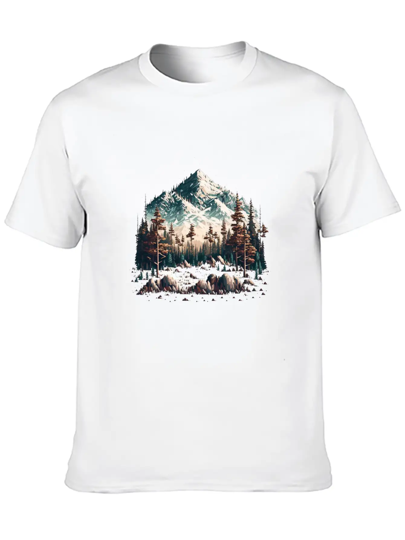 Hidden Nature Basic Graphic T-Shirt – Daily Comfort In Soft Cotton