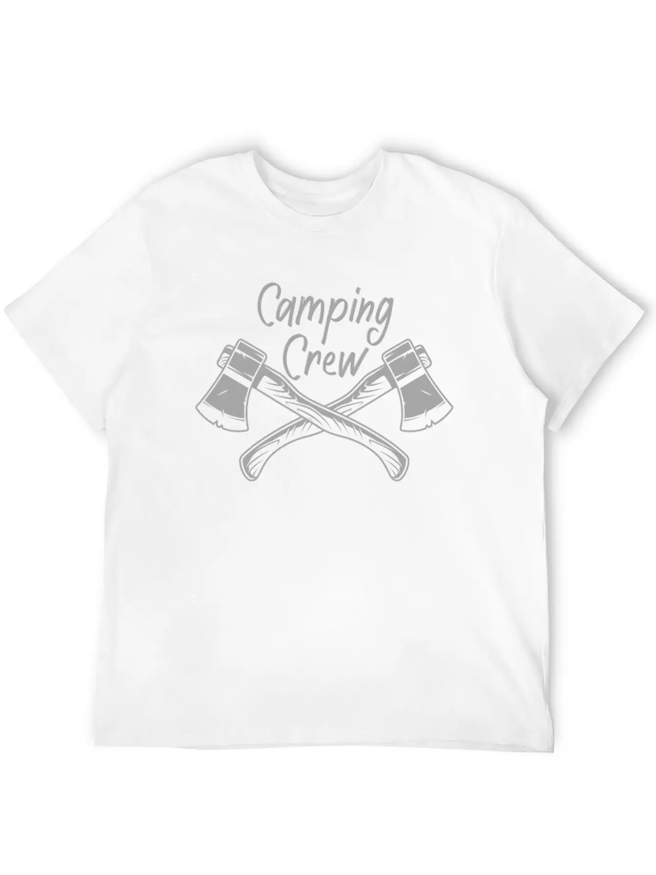 Hiking Camp Matching Campfire Camping Crew Unisex Short Sleeve Soft Cotton T-Shirt – Casual Everyday Wear