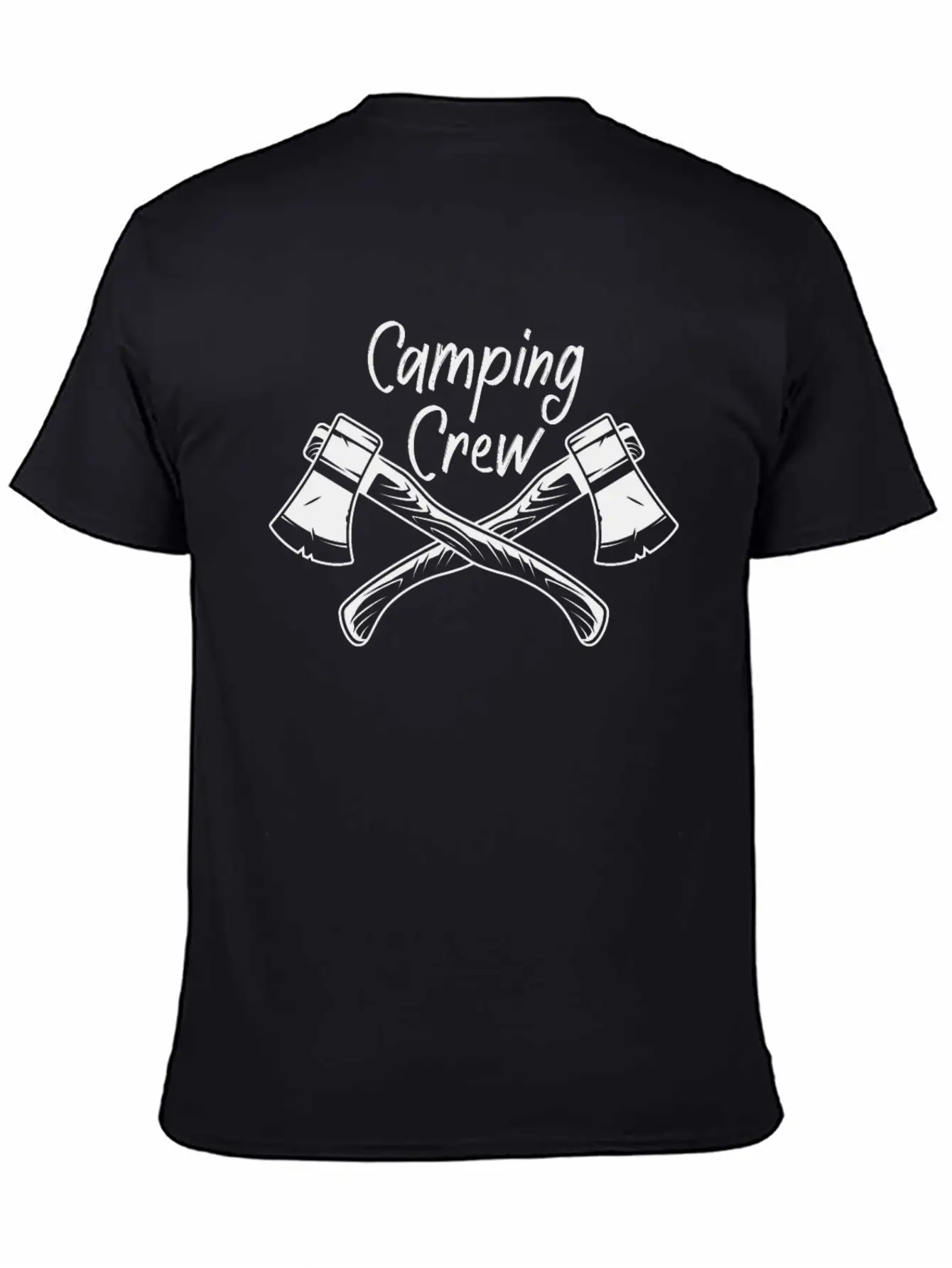 Hiking Camp Matching Campfire Camping Crew Unisex Short Sleeve Soft Cotton T-Shirt – Casual Everyday Wear
