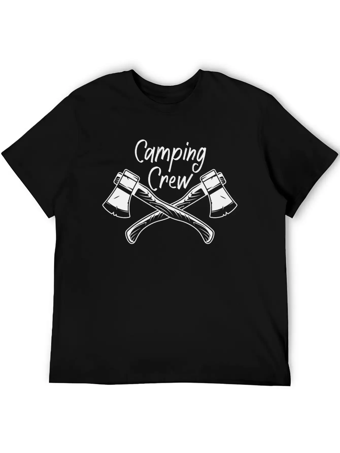 Hiking Camp Matching Campfire Camping Crew Unisex Short Sleeve Soft Cotton T-Shirt – Casual Everyday Wear