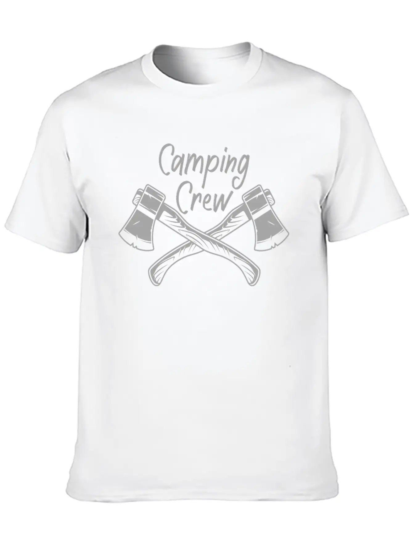 Hiking Camp Matching Campfire Camping Crew Unisex Short Sleeve Soft Cotton T-Shirt – Casual Everyday Wear