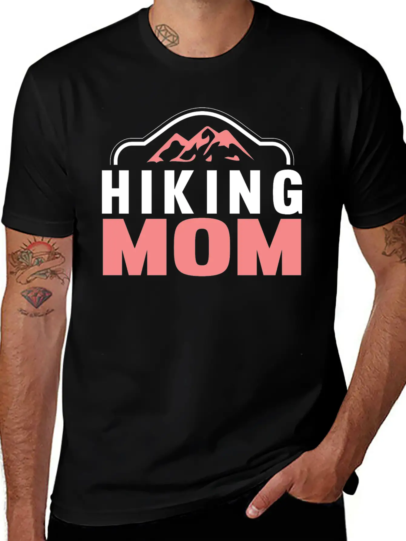 Hiking Mom Hike Mother's Day Trekking Mother Women Timeless Short Sleeve Tee – Comfy And Minimalist Design