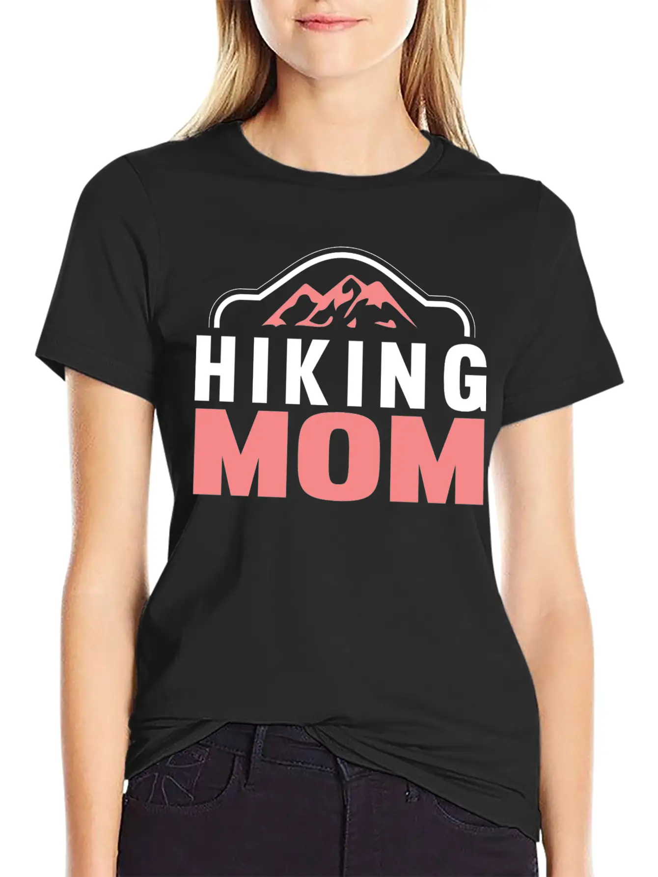 Hiking Mom Hike Mother's Day Trekking Mother Women Timeless Short Sleeve Tee – Comfy And Minimalist Design
