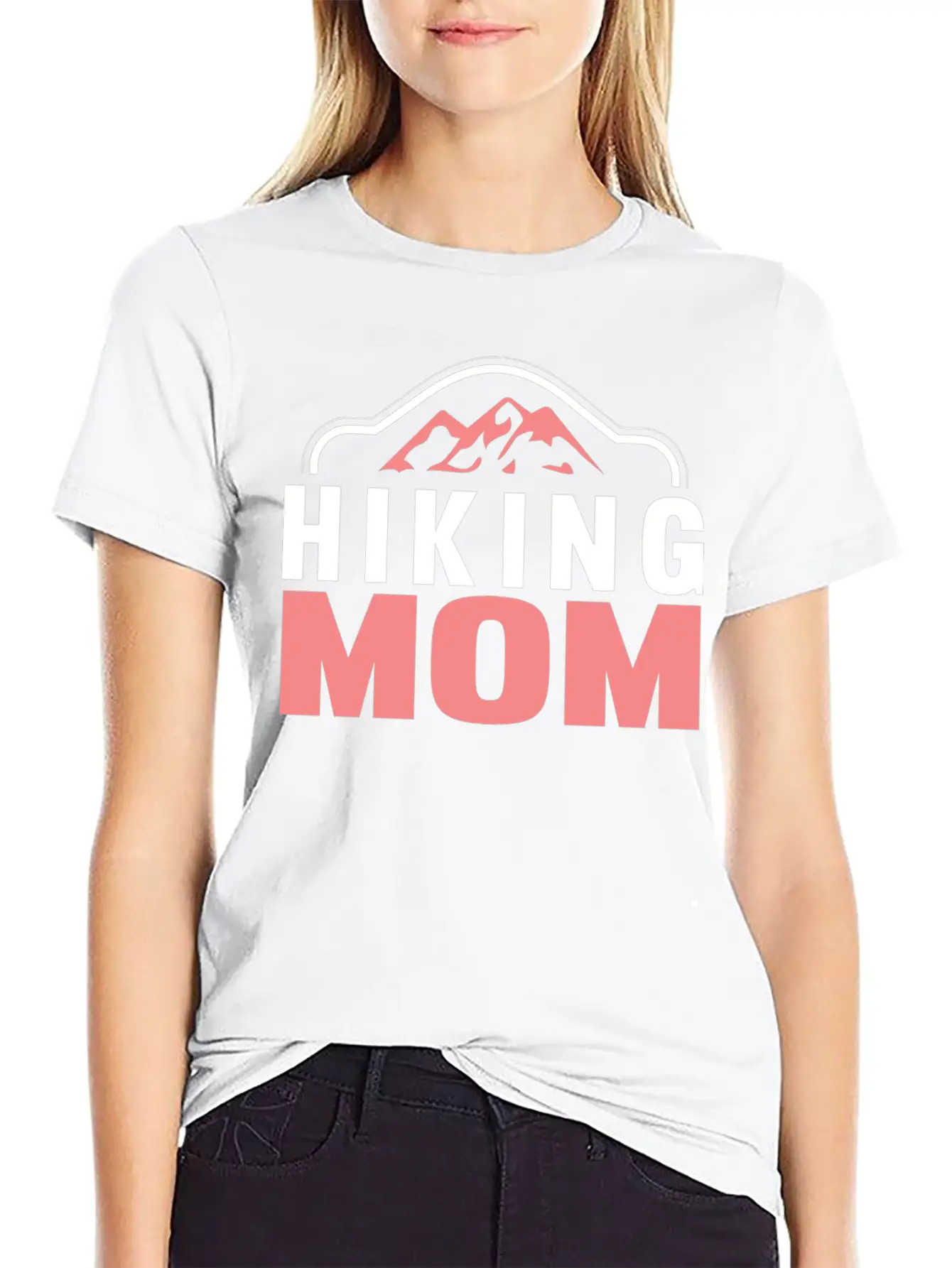 Hiking Mom Hike Mother's Day Trekking Mother Women Timeless Short Sleeve Tee – Comfy And Minimalist Design