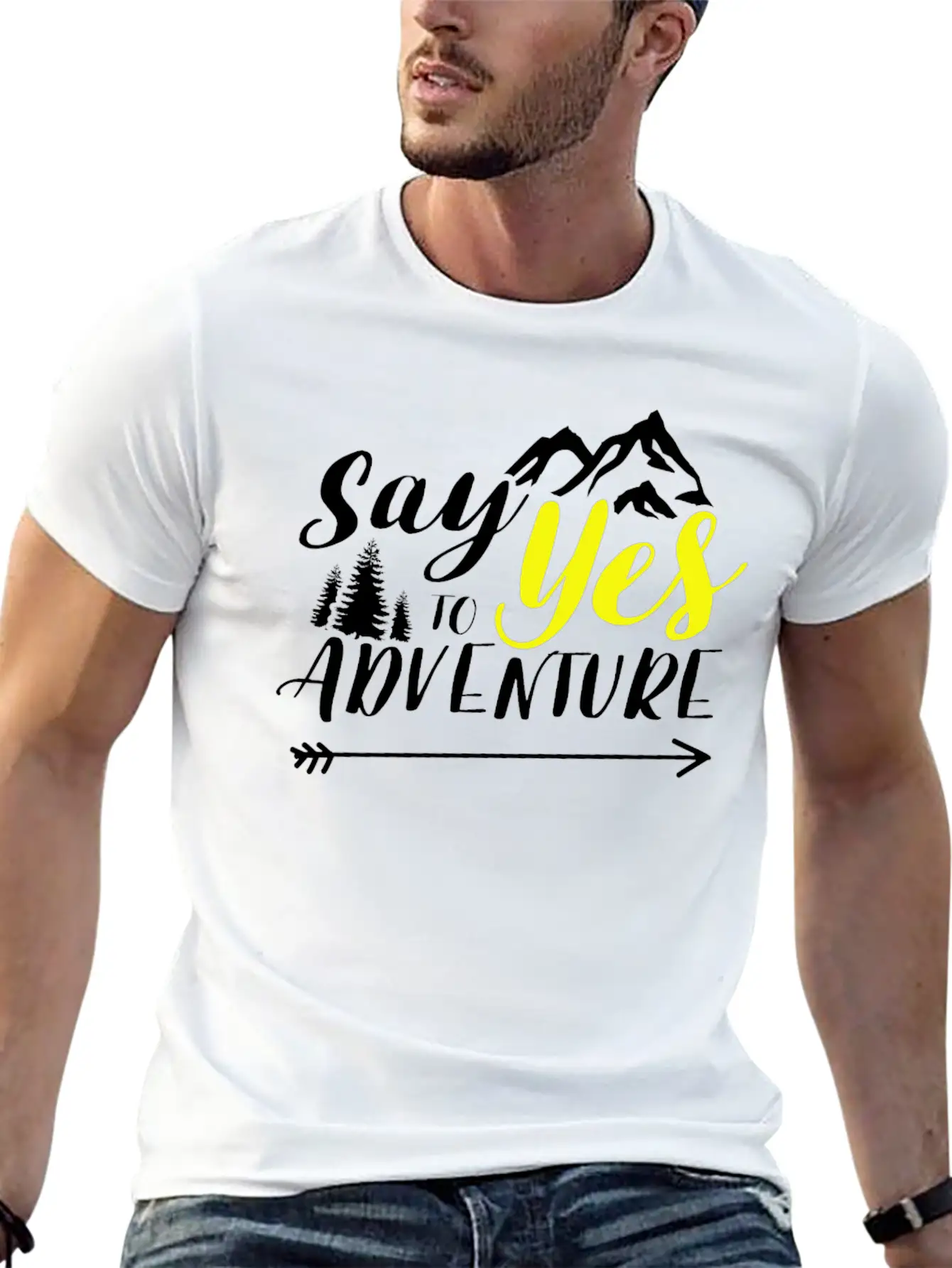 Hiking Mountain Hiking Mountain Mountaineer Unisex Short Sleeve Soft Cotton T-Shirt – Casual Everyday Wear