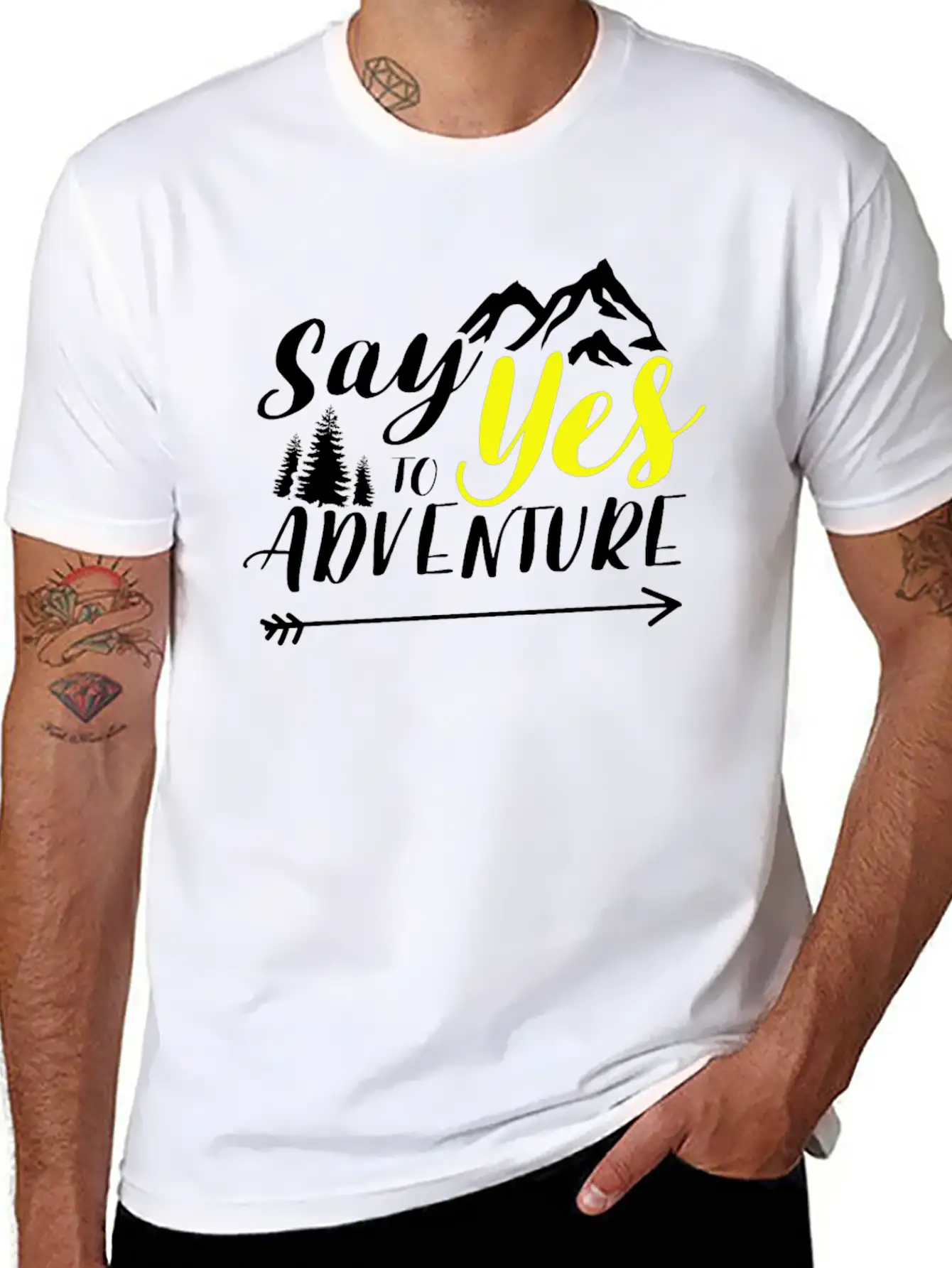 Hiking Mountain Hiking Mountain Mountaineer Unisex Short Sleeve Soft Cotton T-Shirt – Casual Everyday Wear