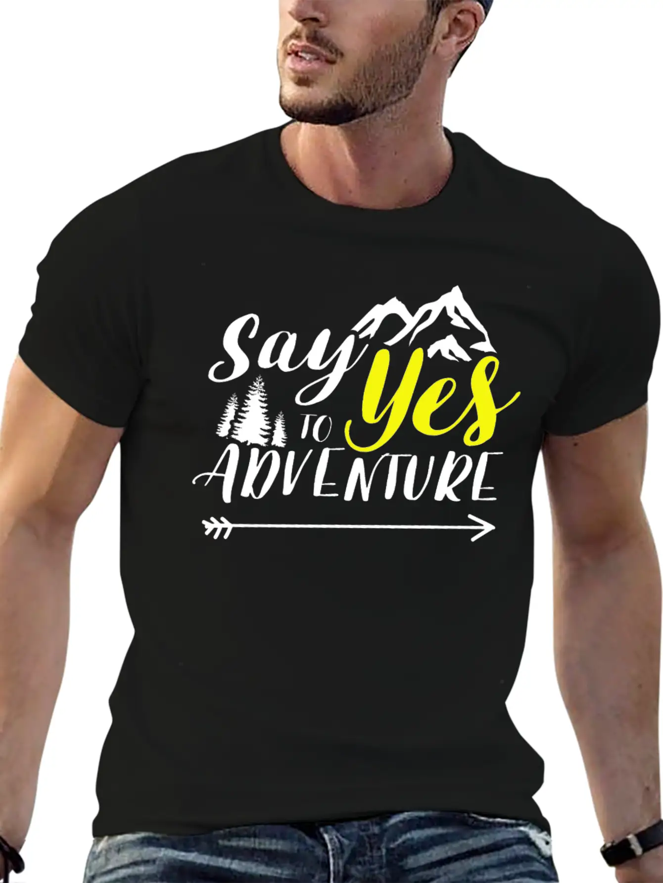 Hiking Mountain Hiking Mountain Mountaineer Unisex Short Sleeve Soft Cotton T-Shirt – Casual Everyday Wear