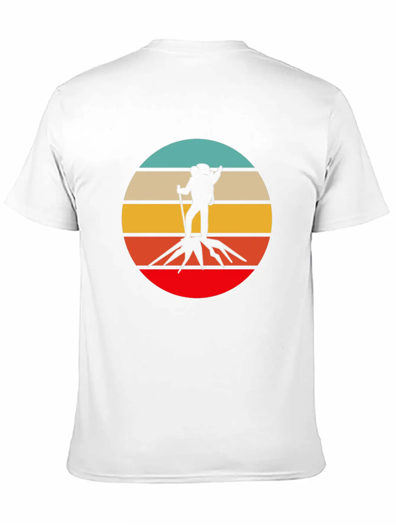 Hiking Retro Unisex Casual T-Shirt – Clean Design For Daily Comfort