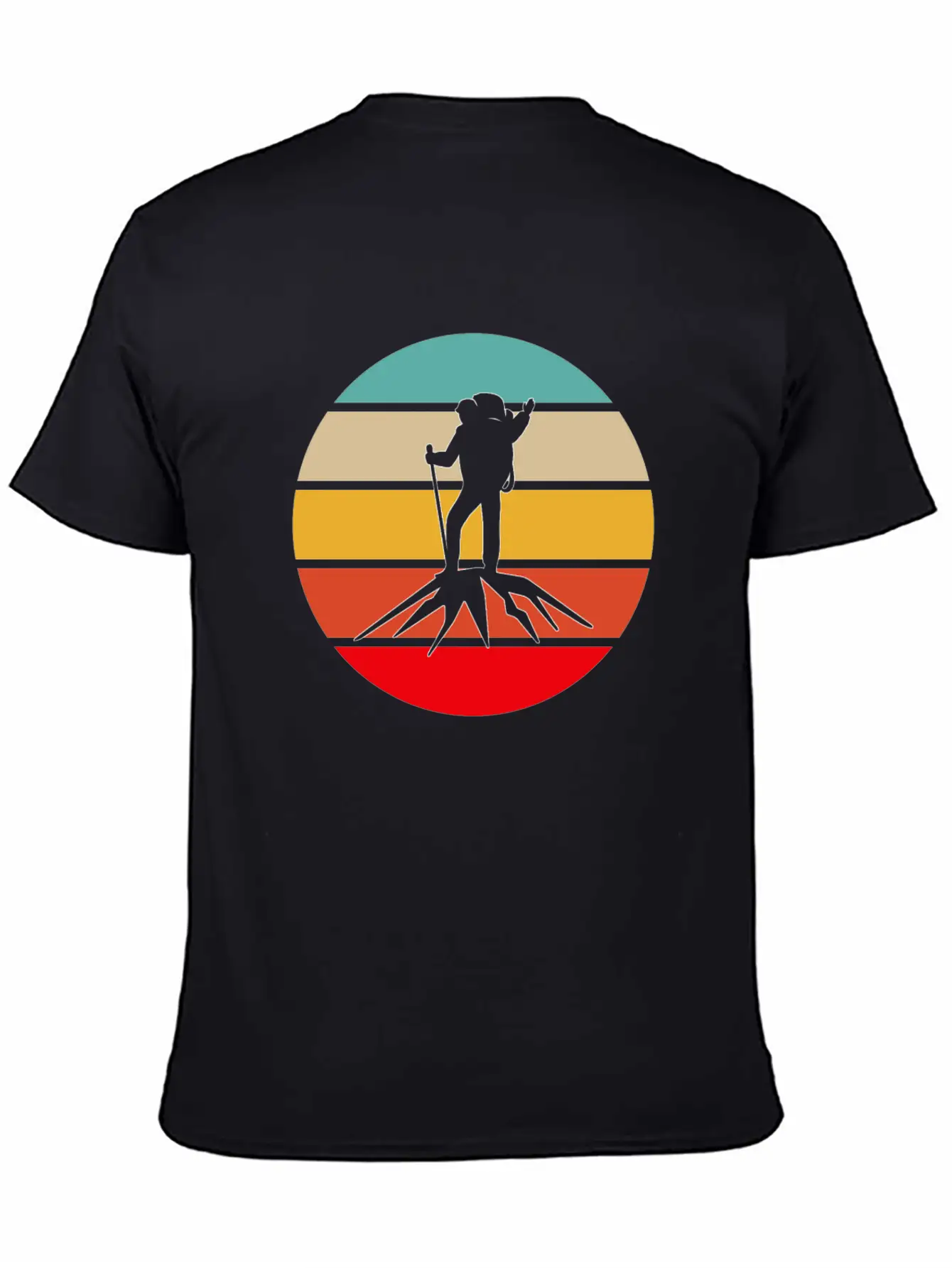Hiking Retro Unisex Casual T-Shirt – Clean Design For Daily Comfort