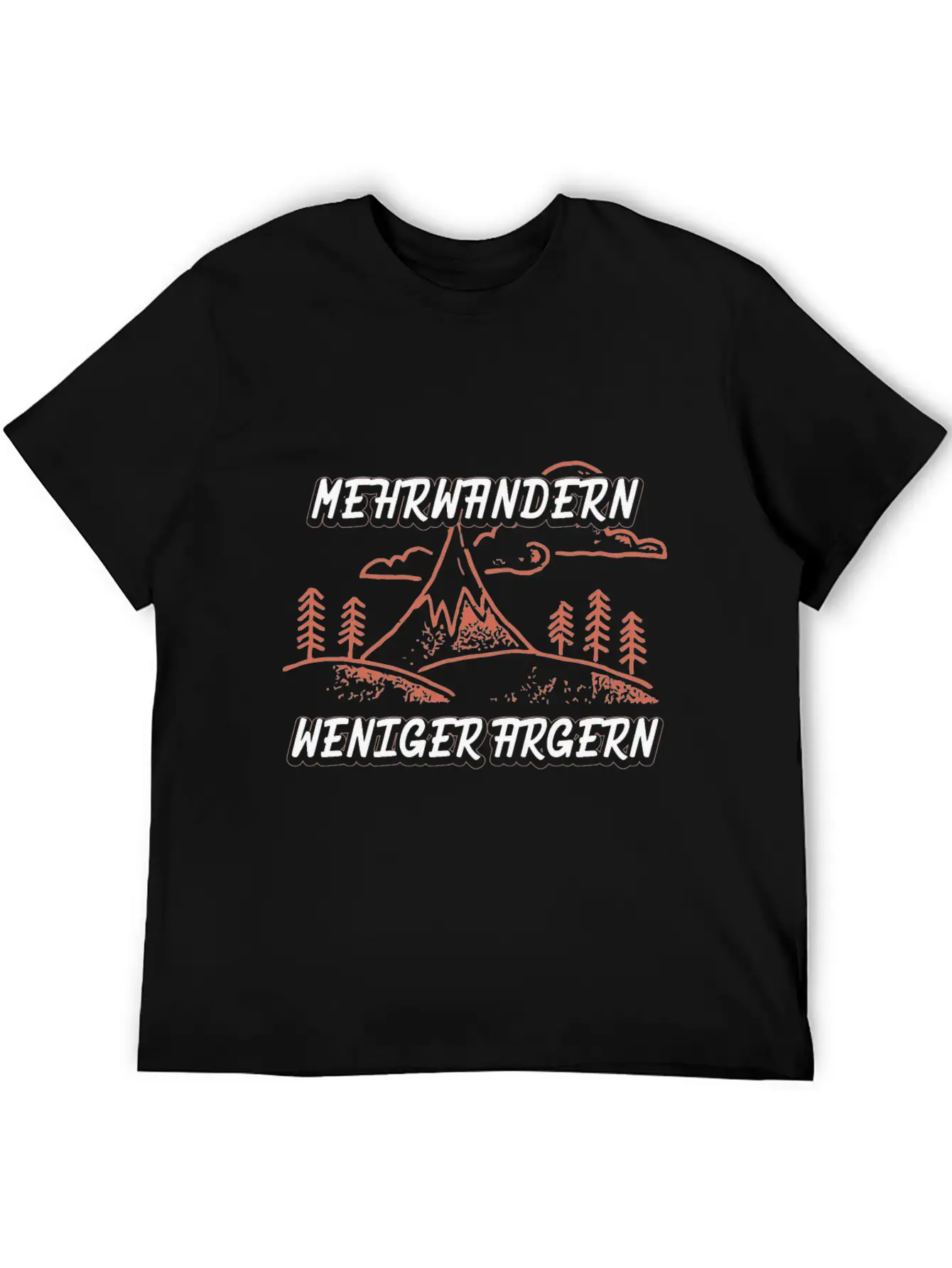 Hiking T Shirt Design Timeless Short Sleeve Tee – Comfy And Minimalist Design