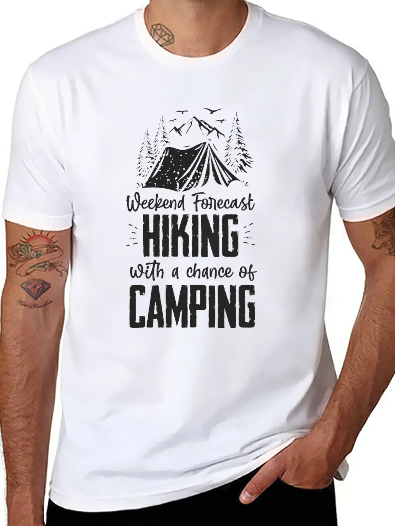 Hiking Timeless Short Sleeve Tee – Comfy And Minimalist Design