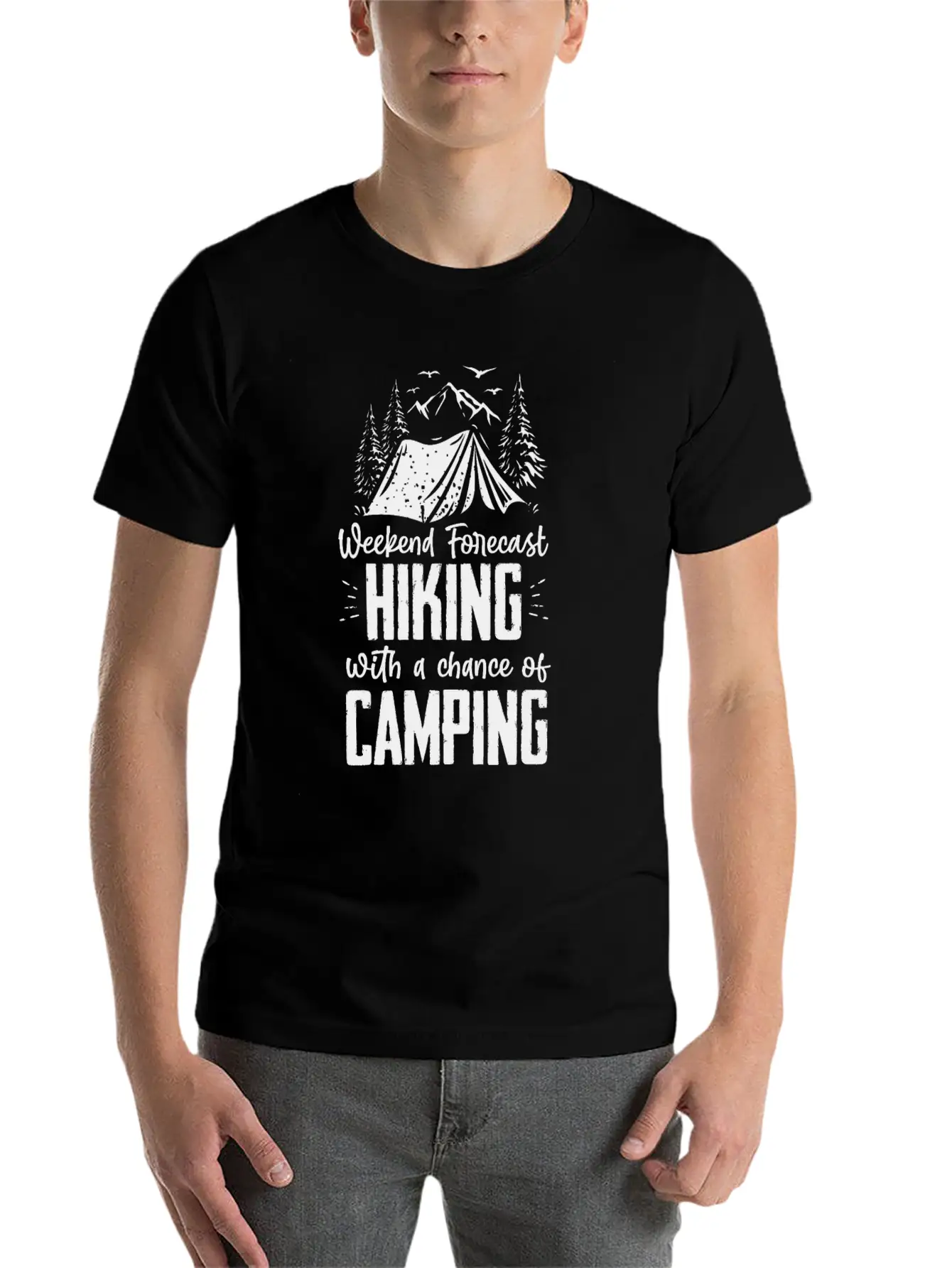 Hiking Timeless Short Sleeve Tee – Comfy And Minimalist Design