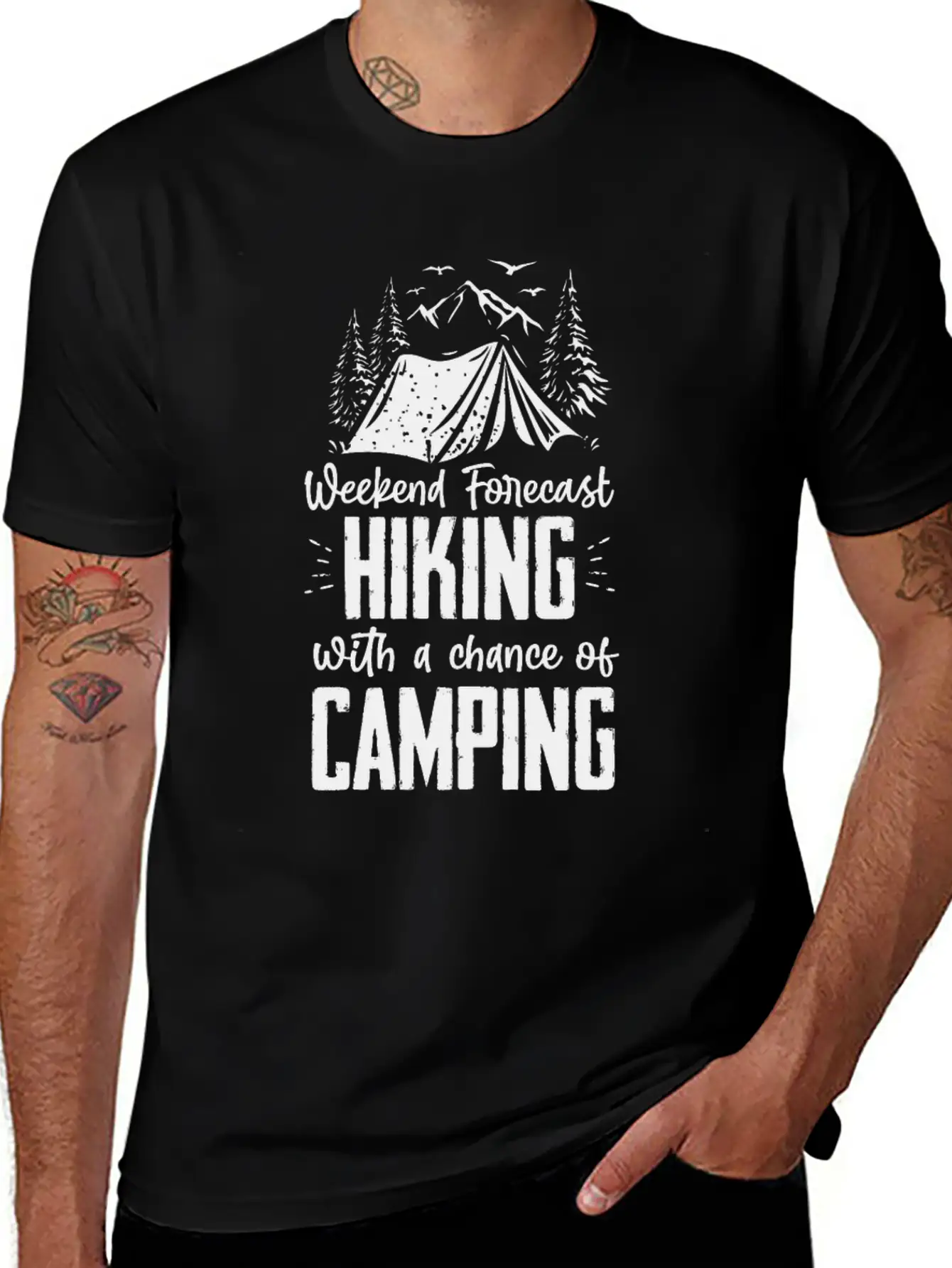 Hiking Timeless Short Sleeve Tee – Comfy And Minimalist Design