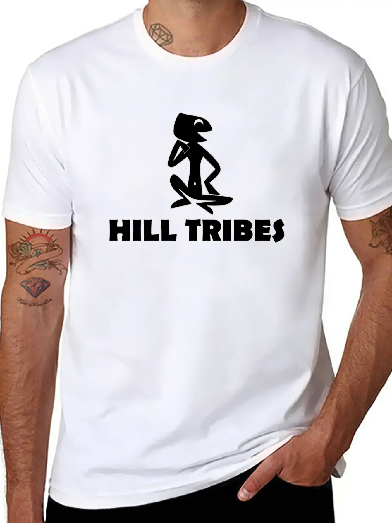 HILL TRIBES Stylish Everyday T-Shirt – Unisex Basic Cotton Tee