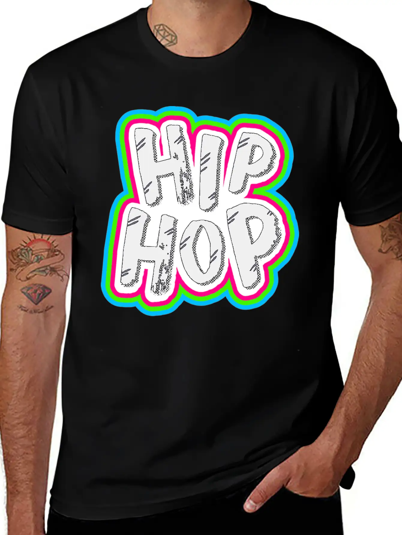 Hip Hop Basic Graphic T-Shirt – Daily Comfort In Soft Cotton