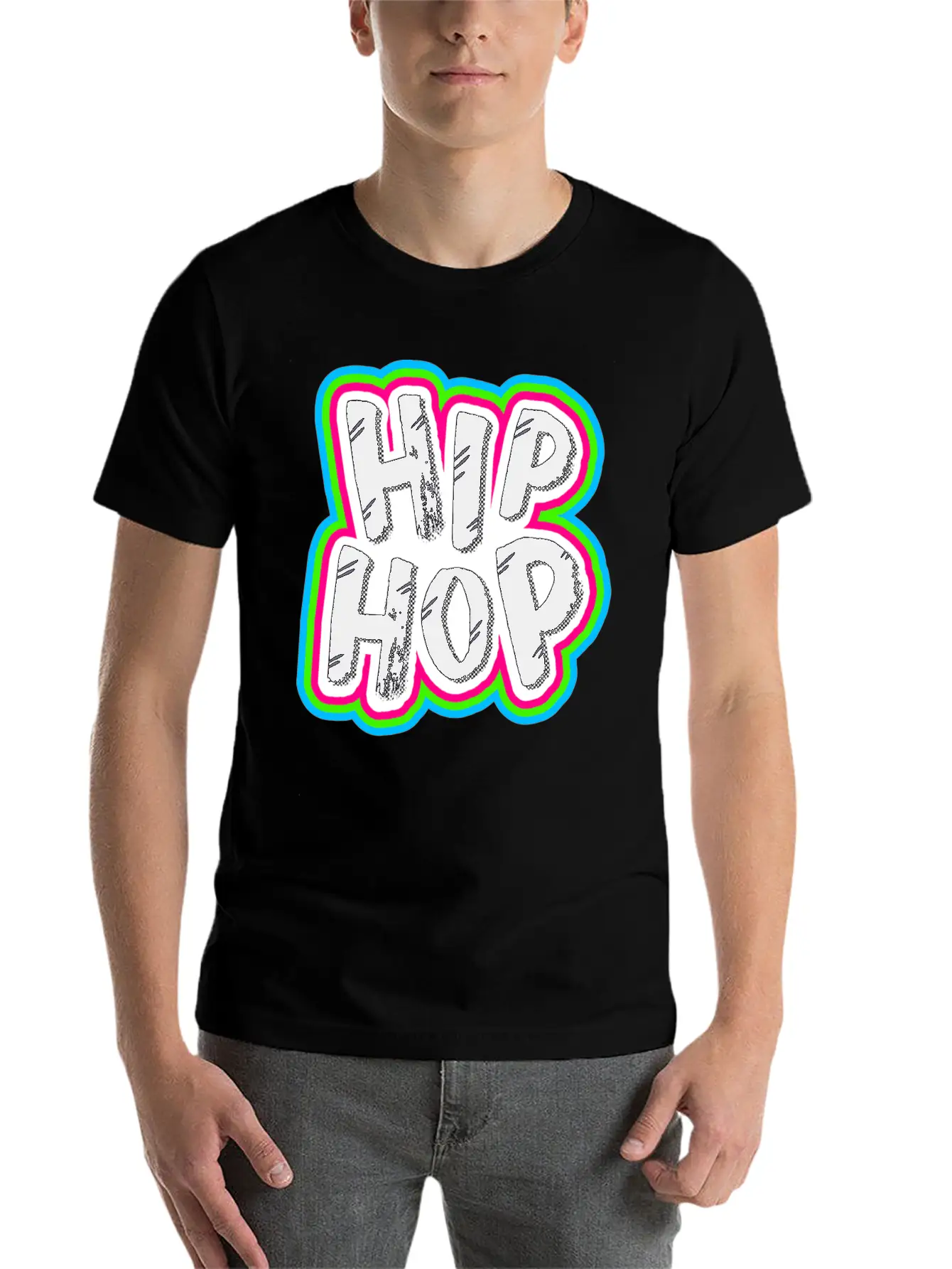 Hip Hop Basic Graphic T-Shirt – Daily Comfort In Soft Cotton