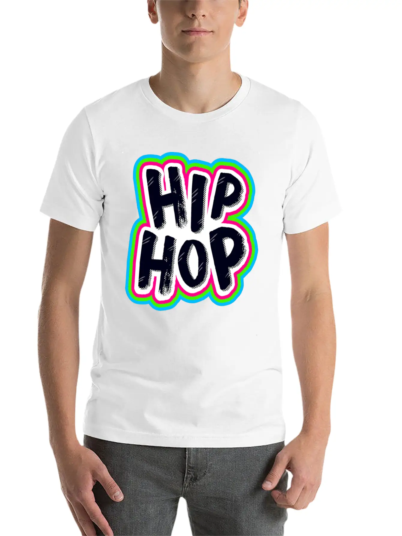 Hip Hop Basic Graphic T-Shirt – Daily Comfort In Soft Cotton