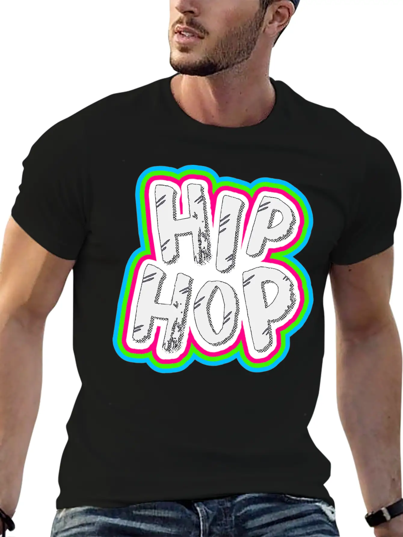 Hip Hop Basic Graphic T-Shirt – Daily Comfort In Soft Cotton