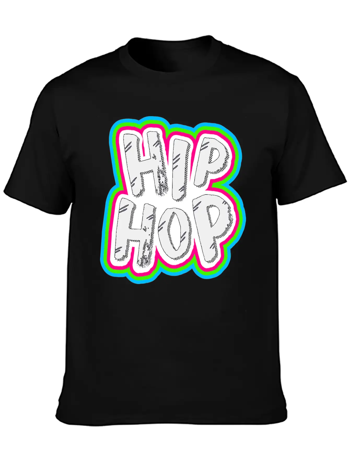 Hip Hop Basic Graphic T-Shirt – Daily Comfort In Soft Cotton