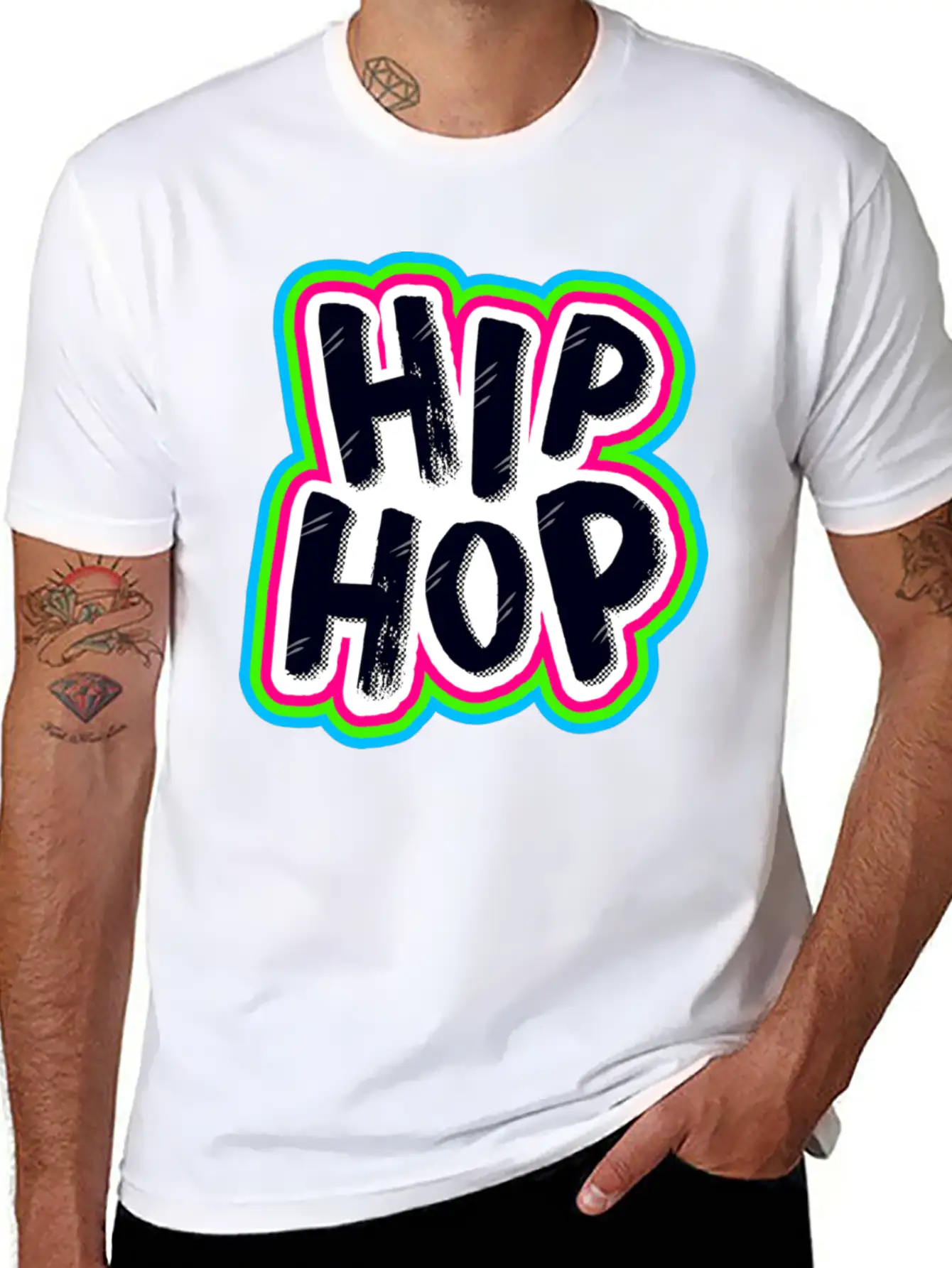 Hip Hop Basic Graphic T-Shirt – Daily Comfort In Soft Cotton