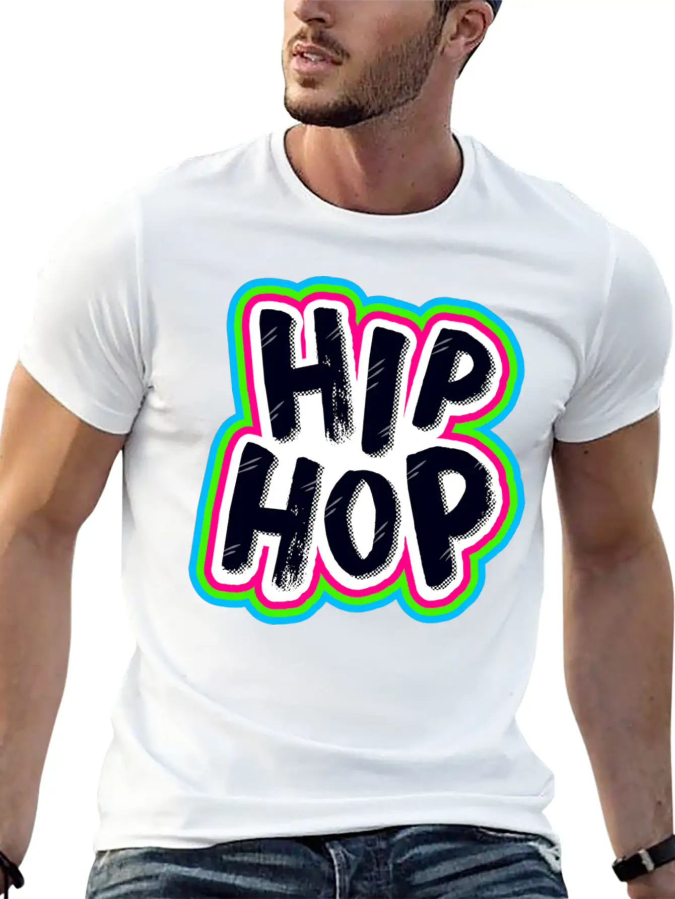 Hip Hop Basic Graphic T-Shirt – Daily Comfort In Soft Cotton