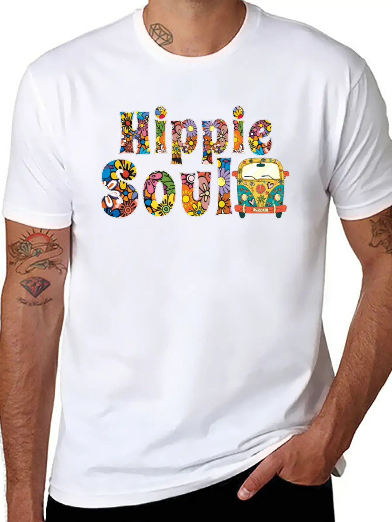 Hippie Soul Stylish Everyday T-Shirt – Unisex Basic Cotton Tee