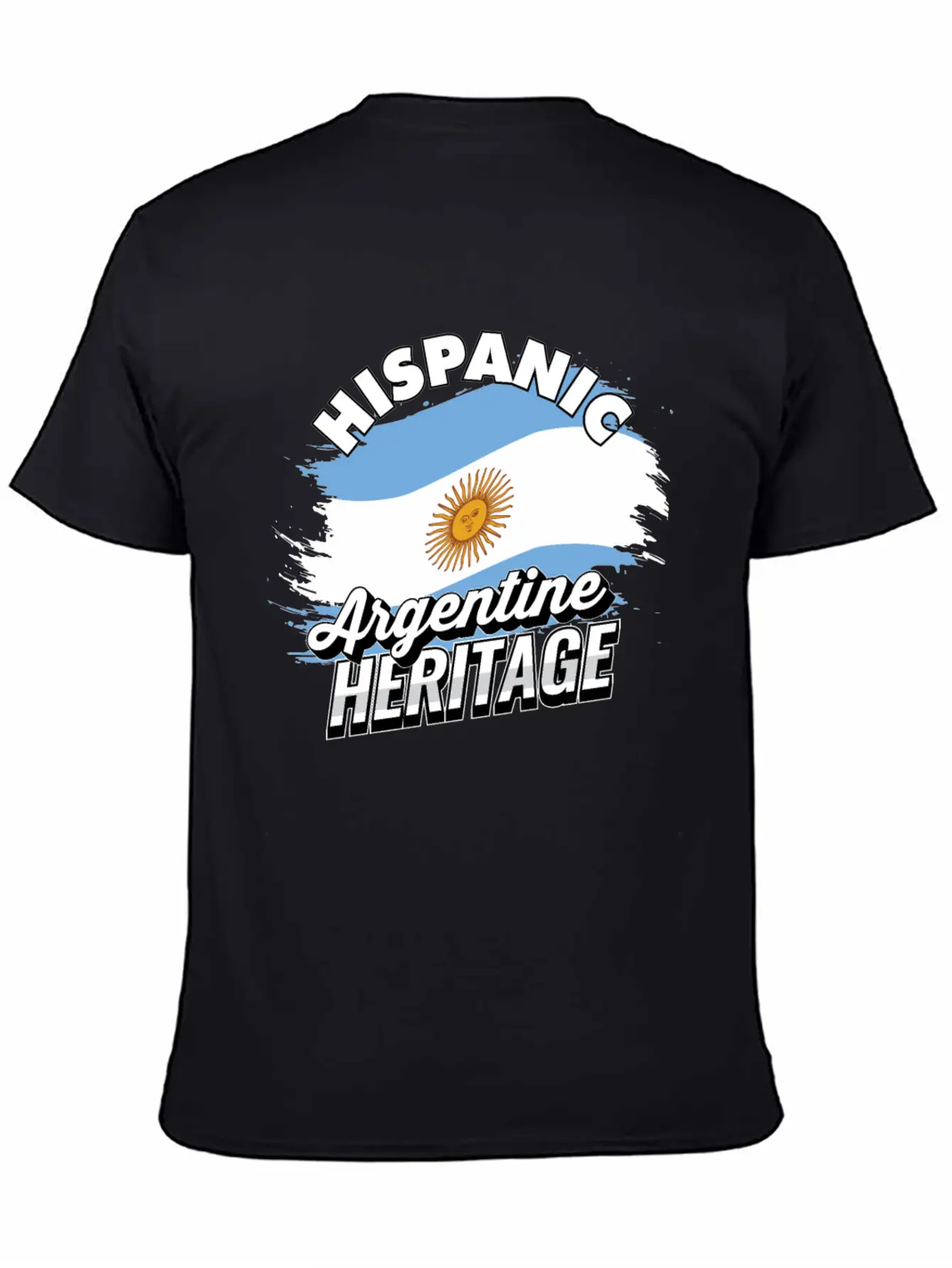 Hispanic Argentine Heritage - Celebrate Your Unisex Short Sleeve Soft Cotton T-Shirt – Casual Everyday Wear