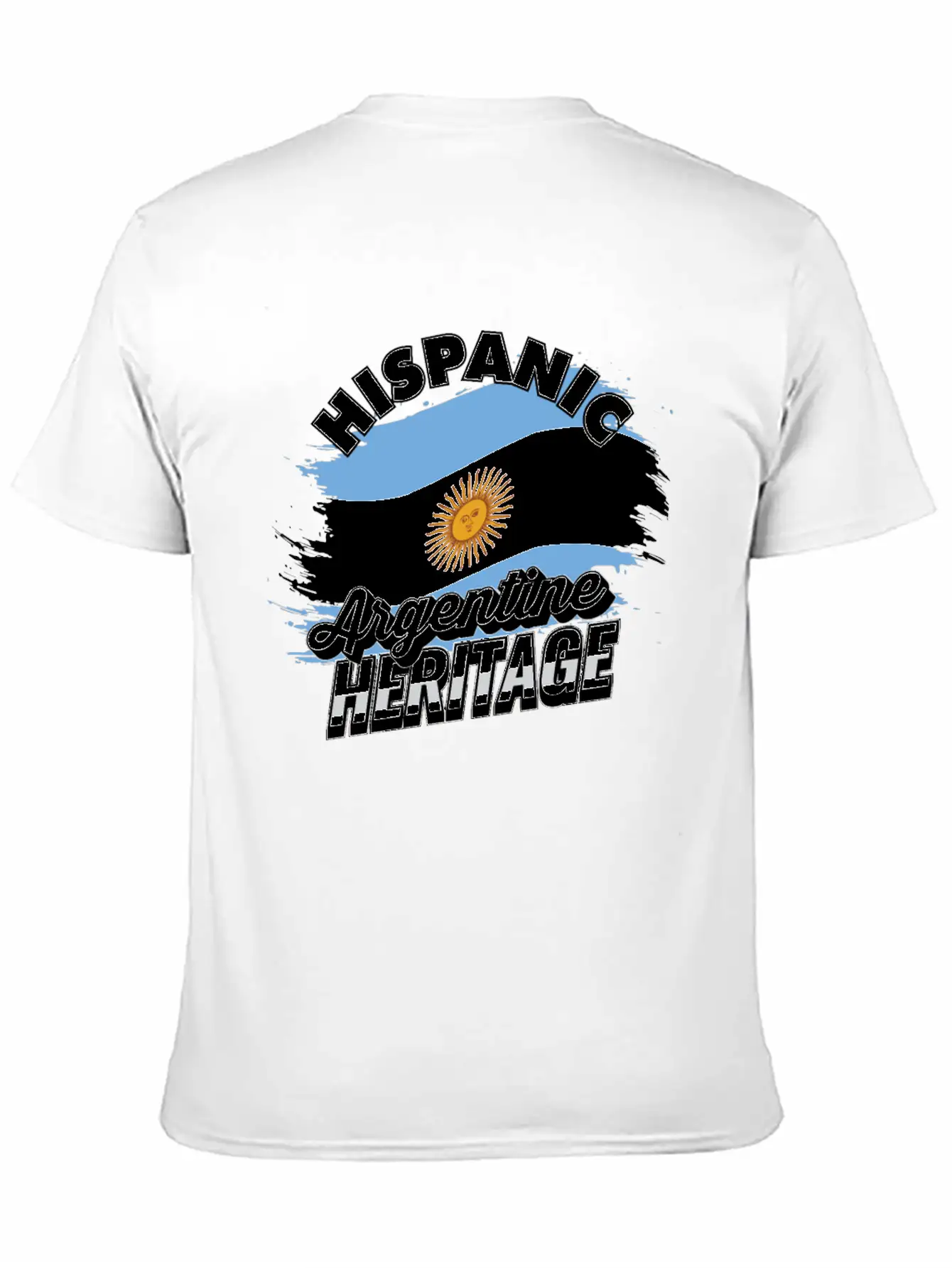 Hispanic Argentine Heritage - Celebrate Your Unisex Short Sleeve Soft Cotton T-Shirt – Casual Everyday Wear