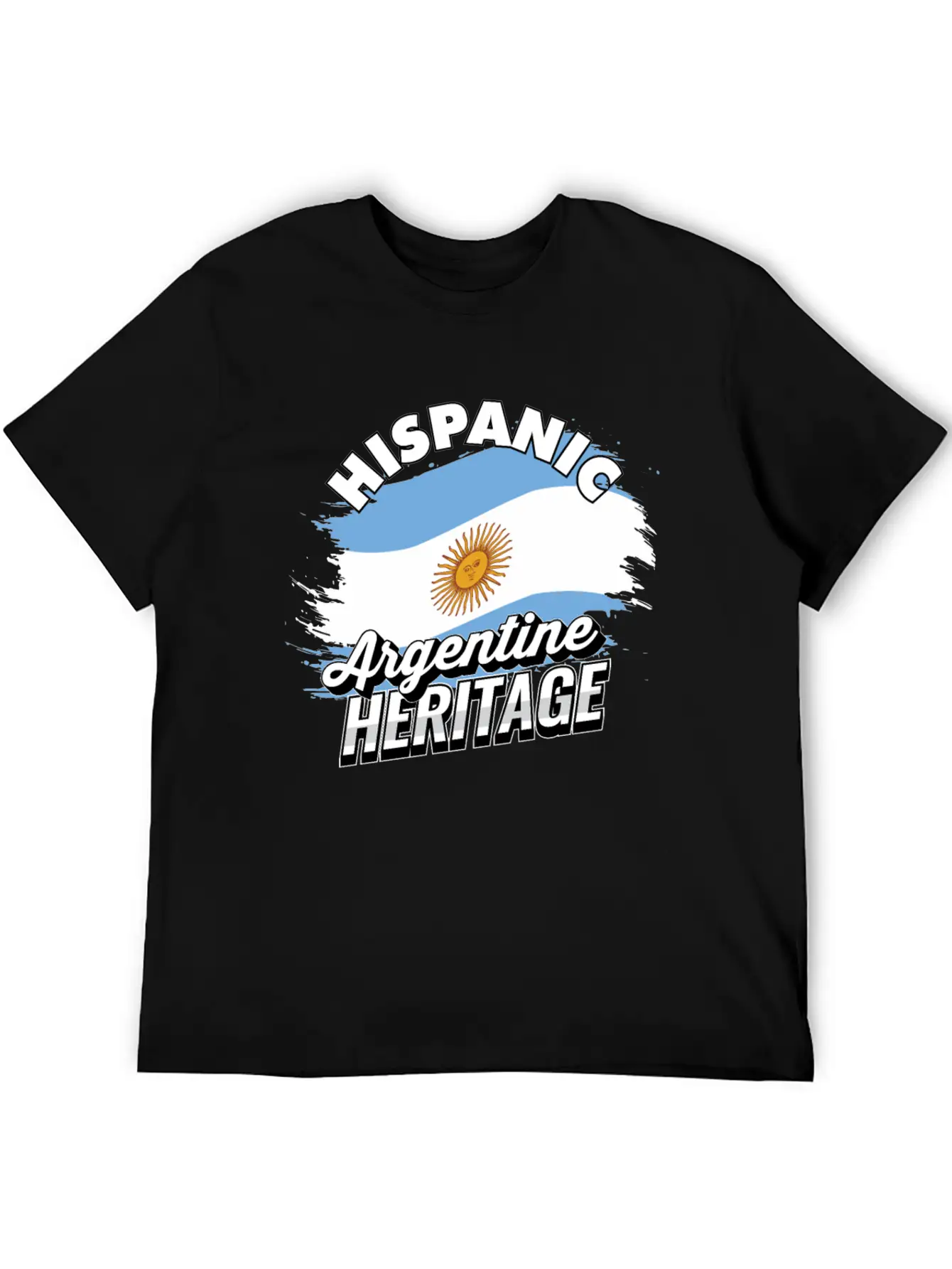 Hispanic Argentine Heritage - Celebrate Your Unisex Short Sleeve Soft Cotton T-Shirt – Casual Everyday Wear
