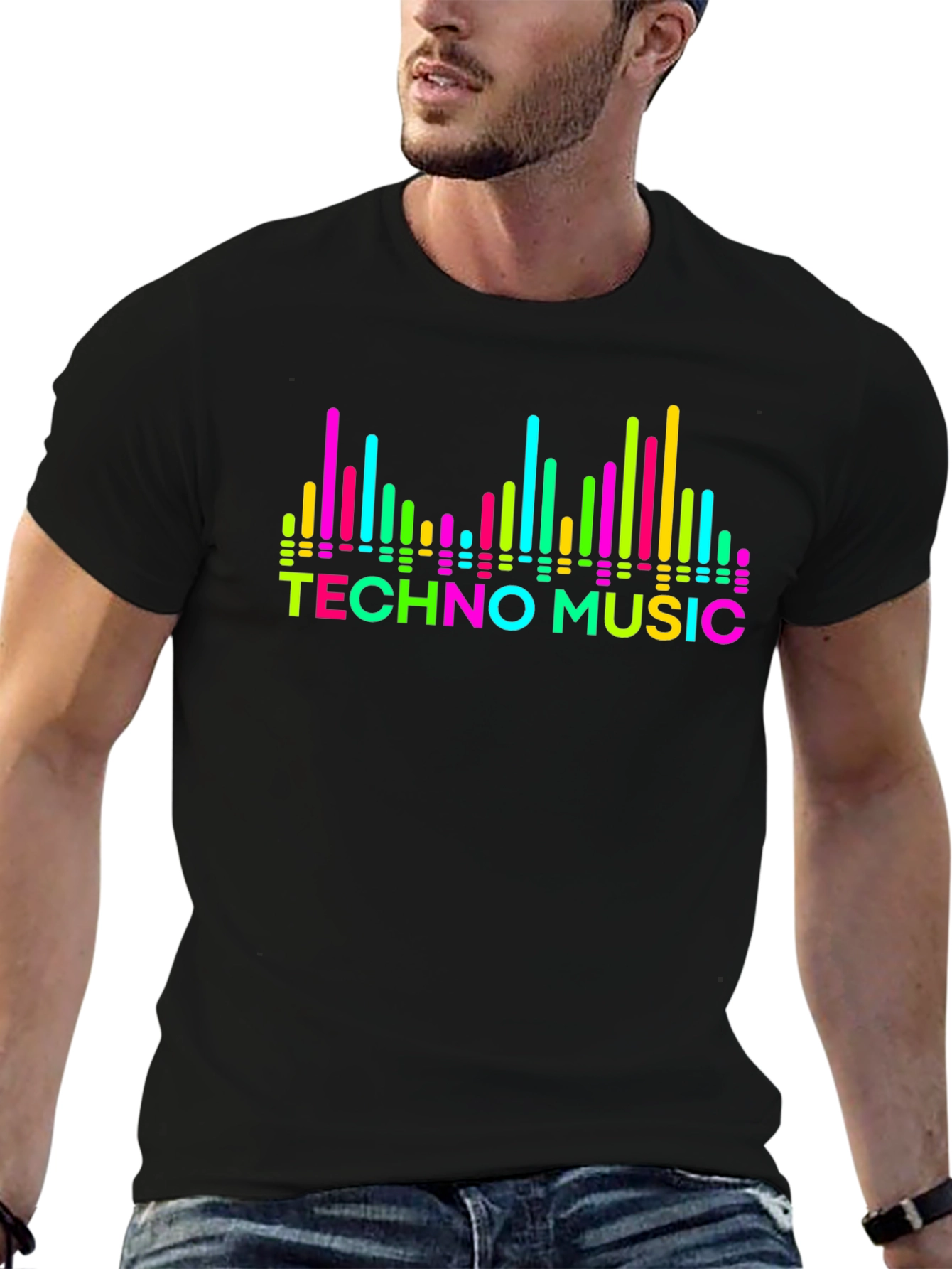 Techno Music Graphic T-Shirt