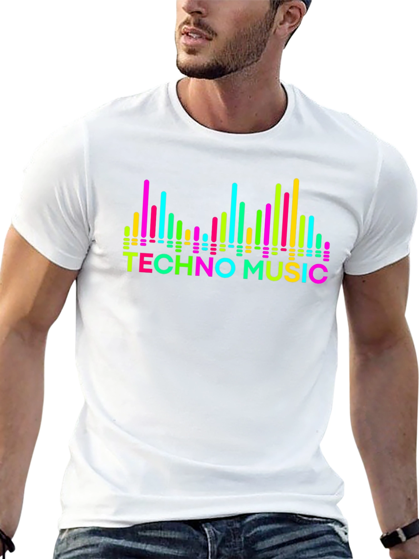 Techno Music Graphic T-Shirt
