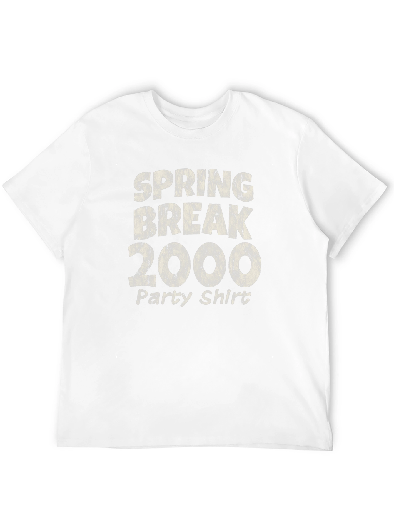 Spring Break 2000 Party Shirt Black Tee