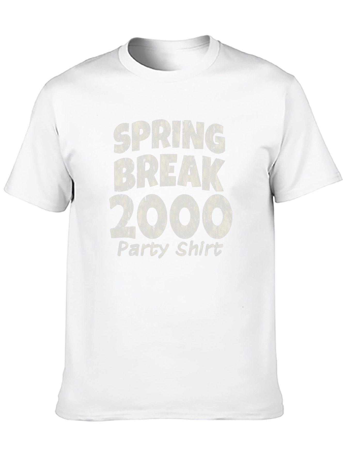 Spring Break 2000 Party Shirt Black Tee