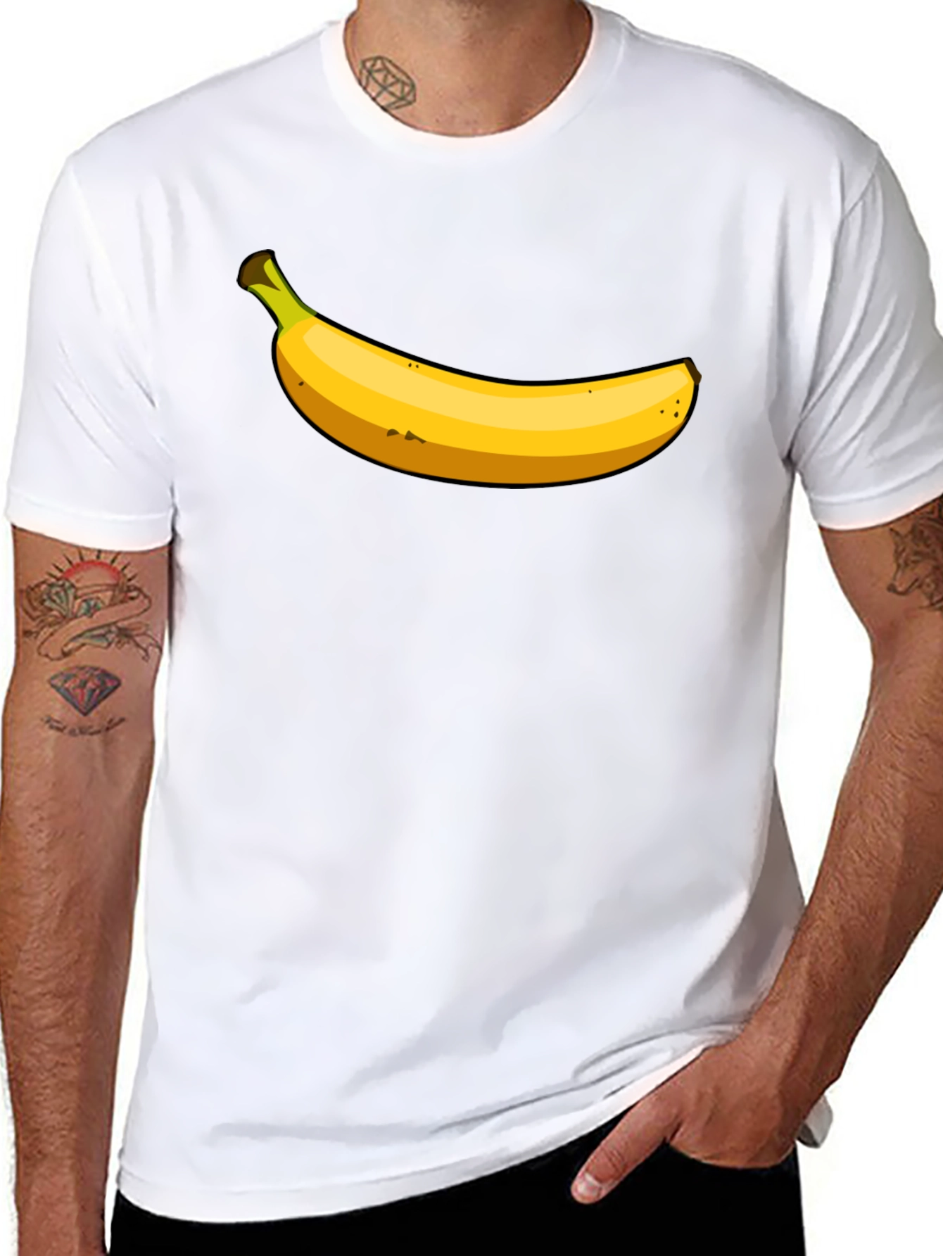 Banana Graphic Tee - Quirky Fruit T-Shirt