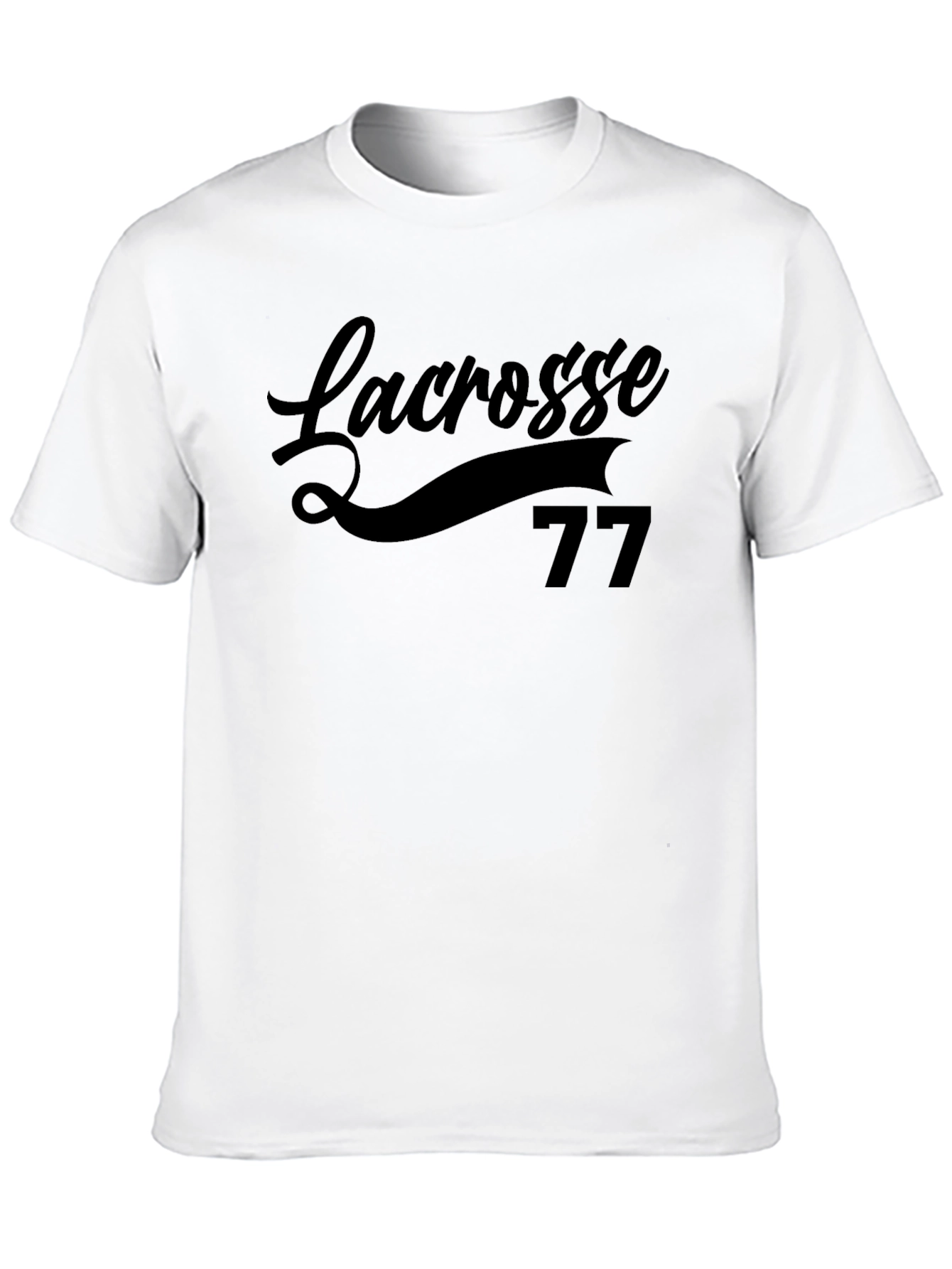 Lacrosse 77 Black T-Shirt