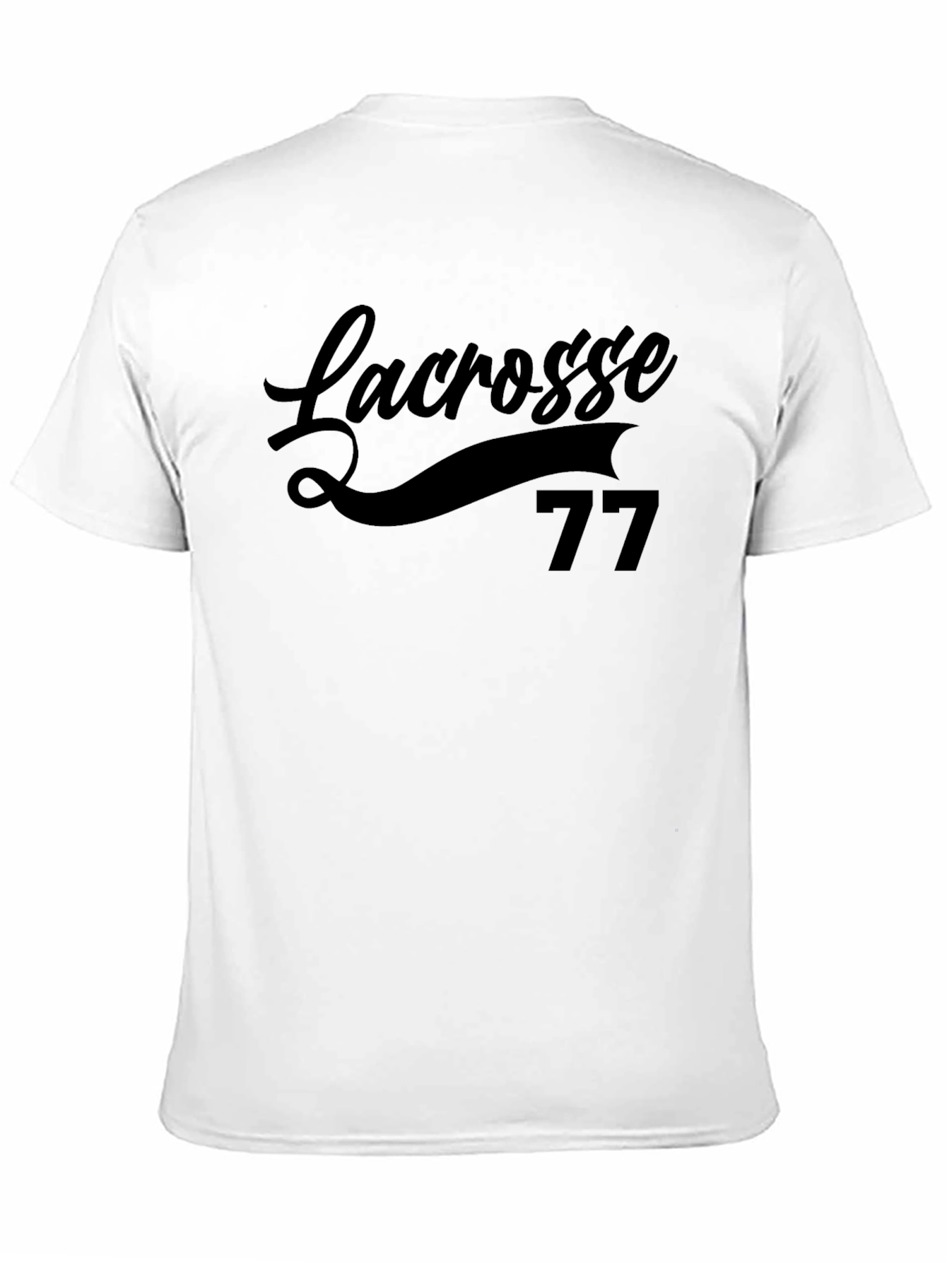 Lacrosse 77 Black T-Shirt