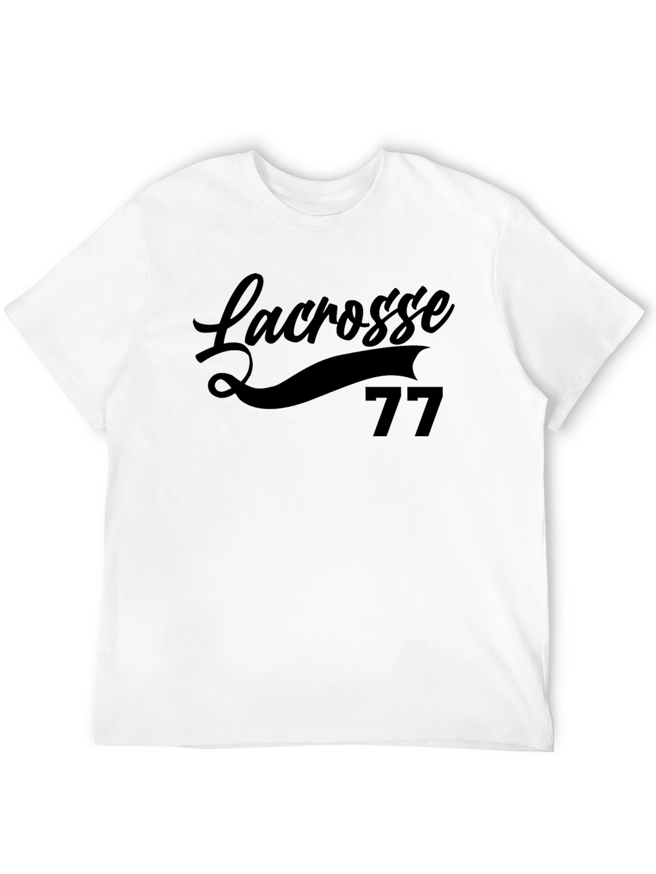 Lacrosse 77 Black T-Shirt