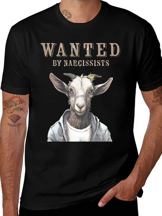 Wanted by Narcissists Goat Graphic Tee
