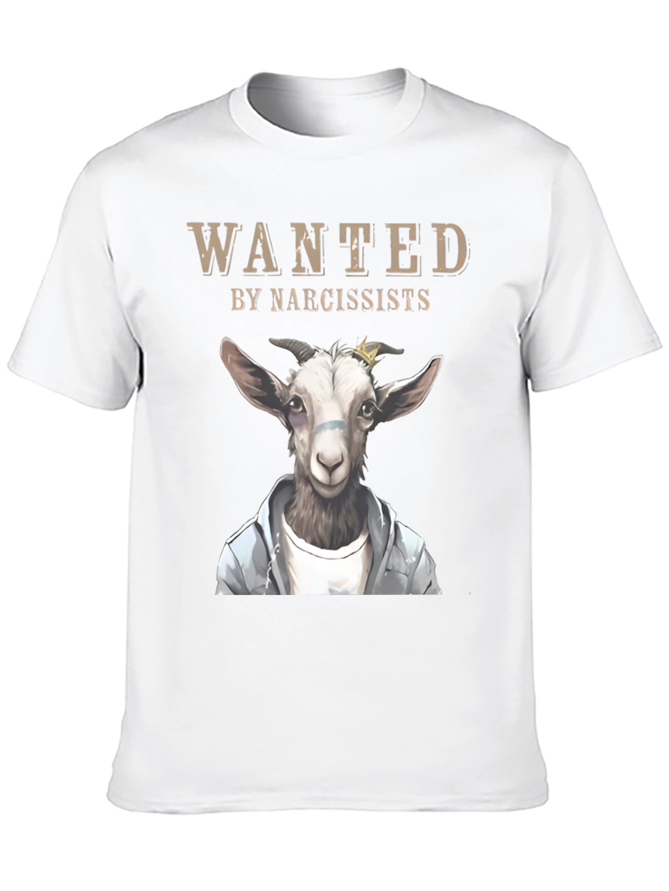 Wanted by Narcissists Goat Graphic Tee