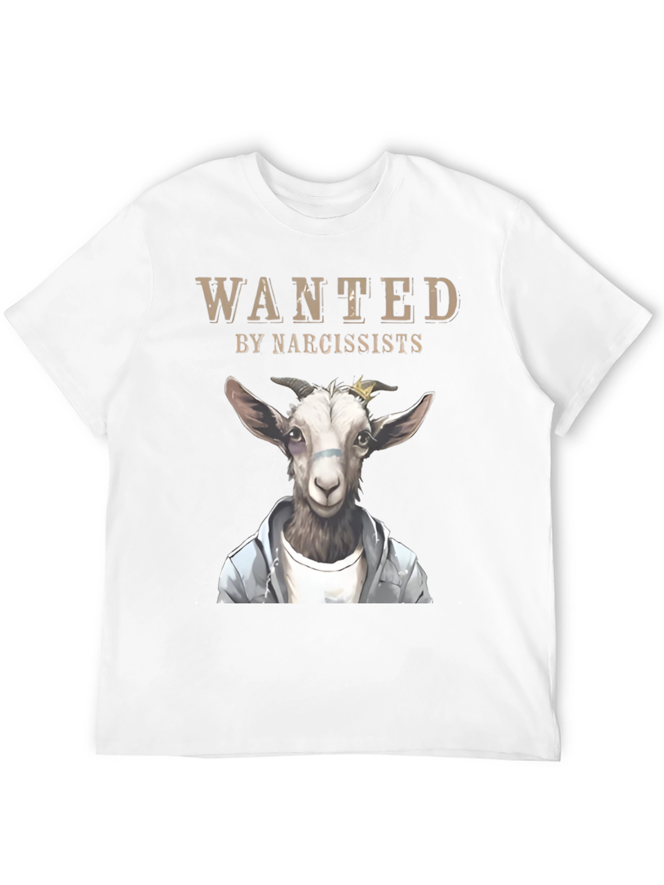 Wanted by Narcissists Goat Graphic Tee