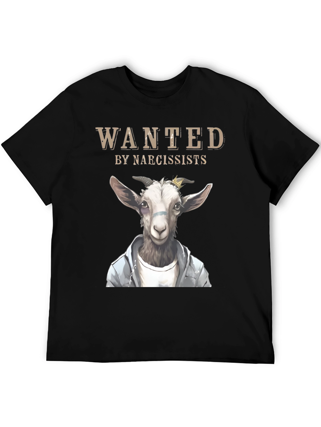 Wanted by Narcissists Goat Graphic Tee
