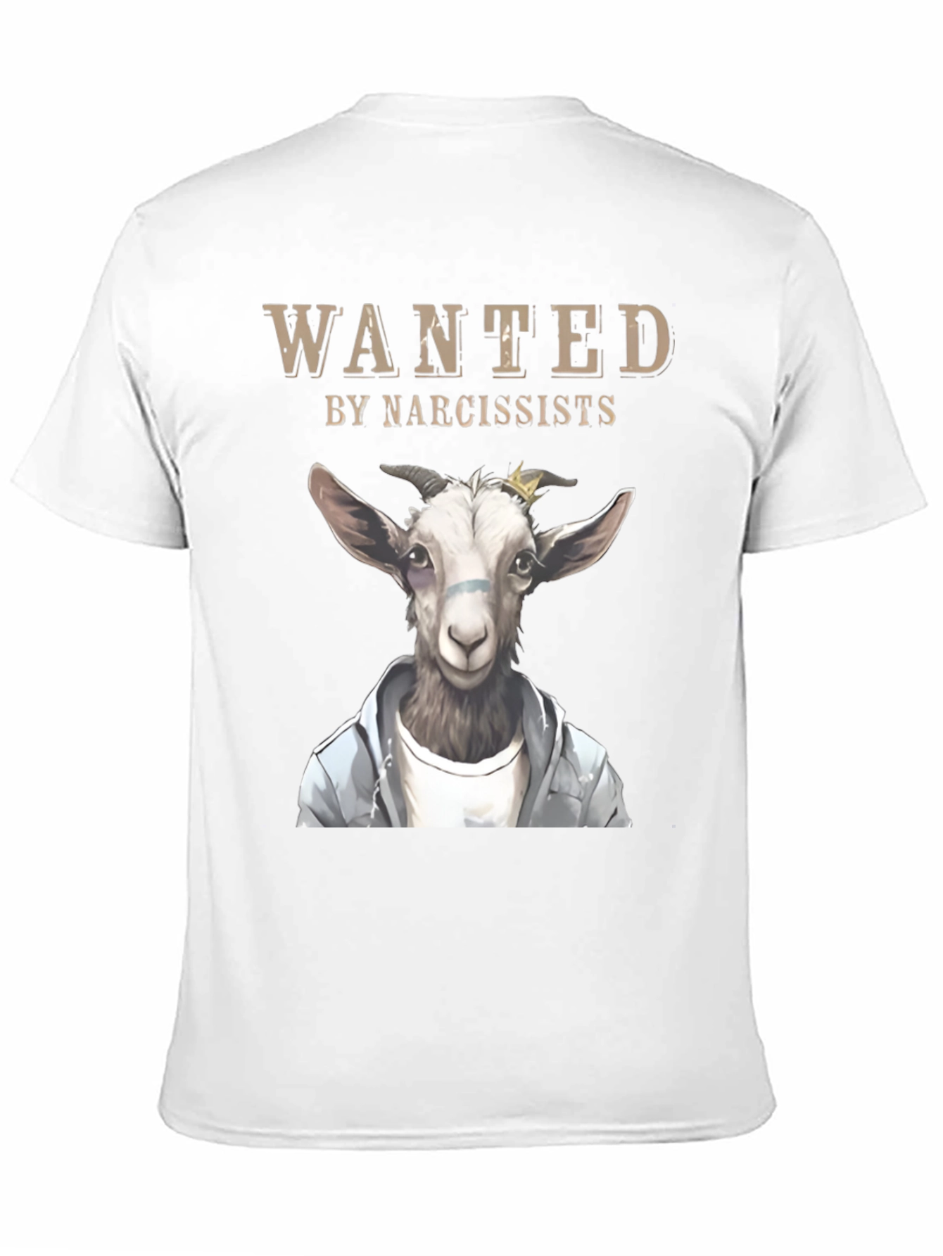 Wanted by Narcissists Goat Graphic Tee